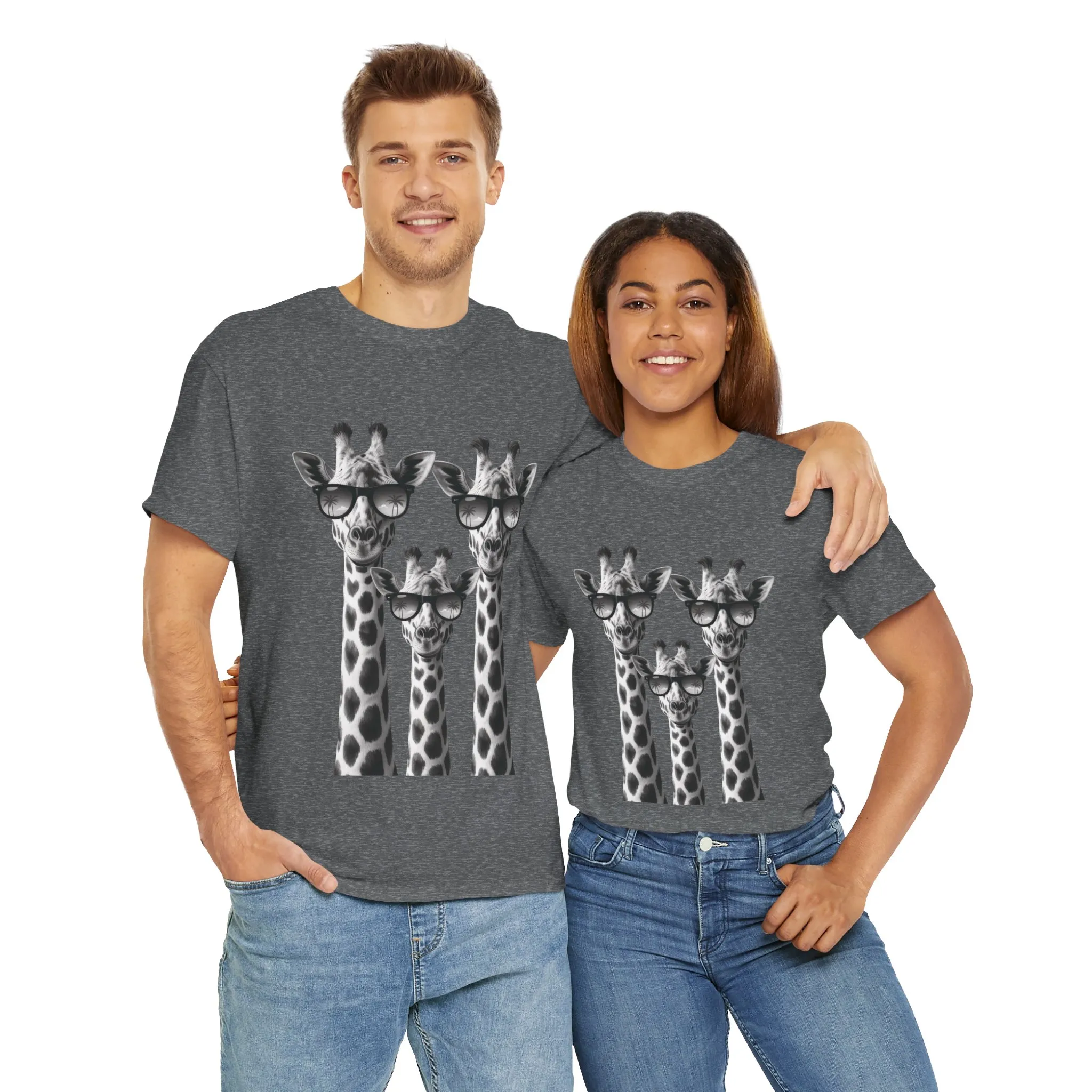 Cool Giraffes Unisex Tee, Fun Gift for Animal Lovers, Nature Enthusiasts, Safari Wildlife Lover Shirt - Image 15