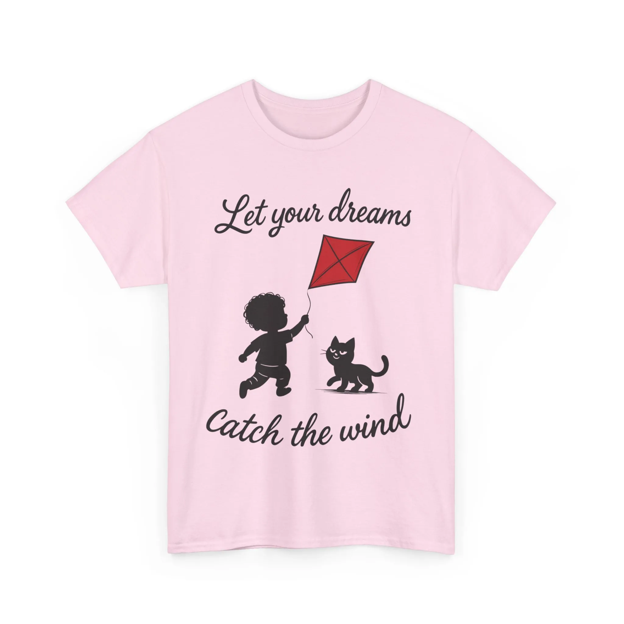 Cute Kid and Cat Design T-Shirt, Playful Gift for Cat Lovers, Summer Style, Cat Lover T-Shirt, Gift for Cat Owners, Women's Cotton T-Shirt - Image 25