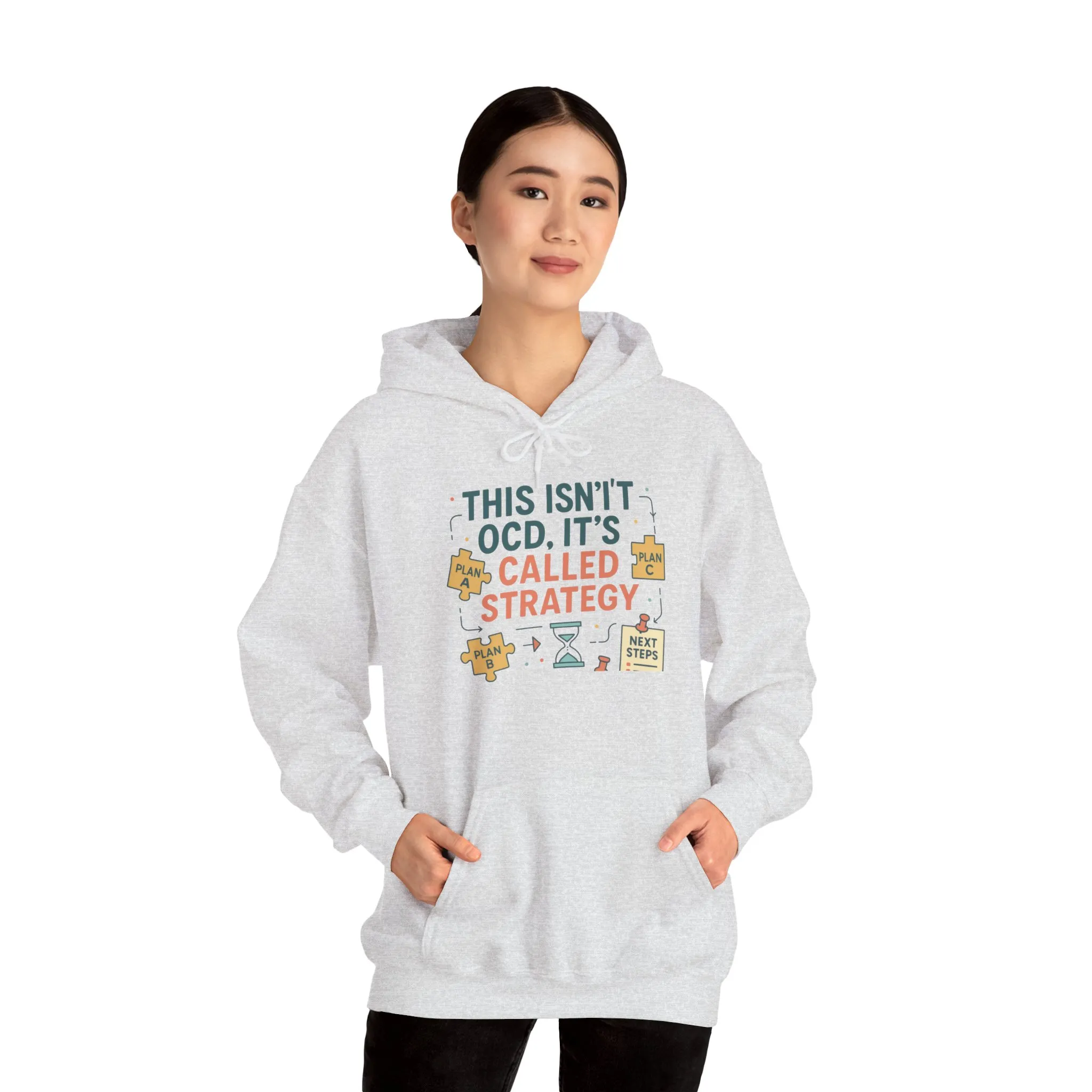 Strategic Humor Hoodie, Unisex Sweatshirt, Gift for Strategists, Funny Hoodie, Planner Gift, Cozy Stylish Sweatshirt, Relaxed Fit Hoody - Image 5
