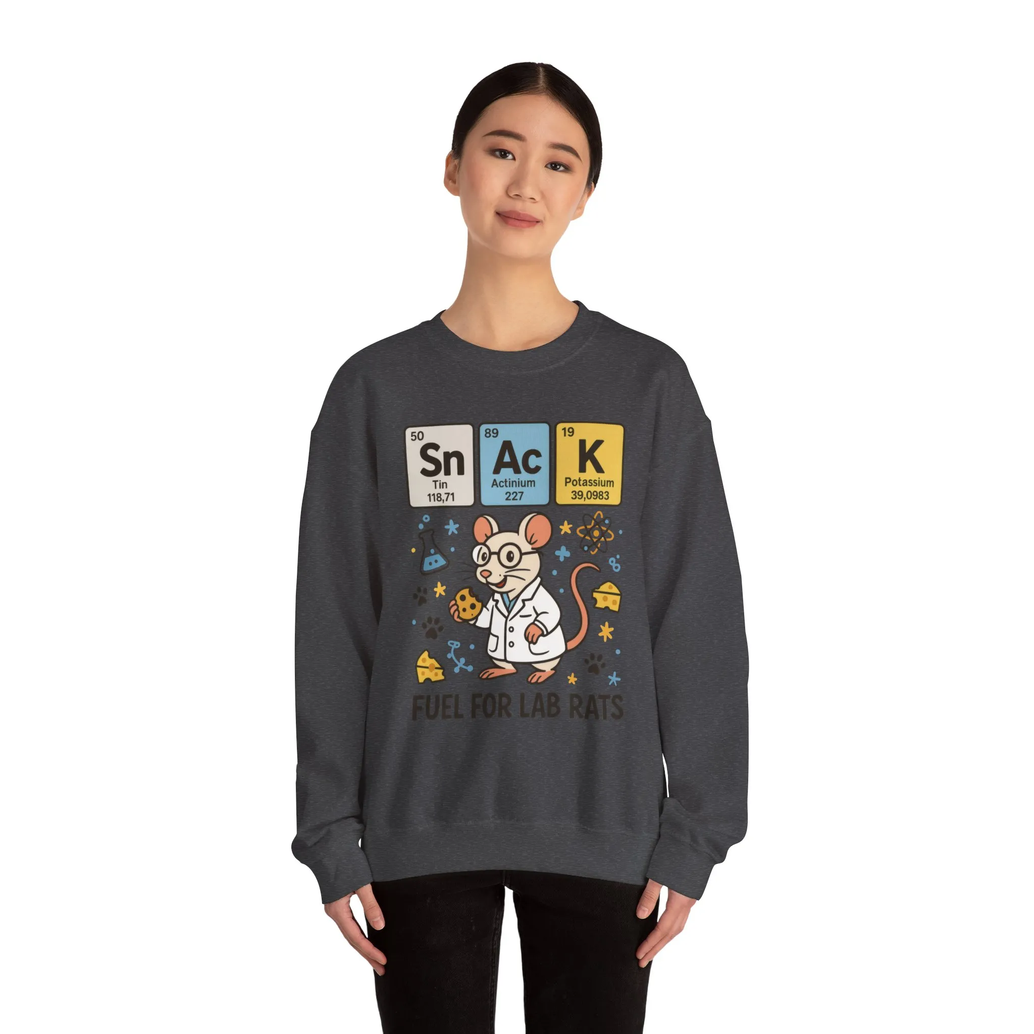 Lab Rat Science Sweatshirt, Science Crewneck, Funny Gift for Teachers, Chemistry Sweatshirt, Cute Lab Rat Design, Perfect for Birthdays - Image 16
