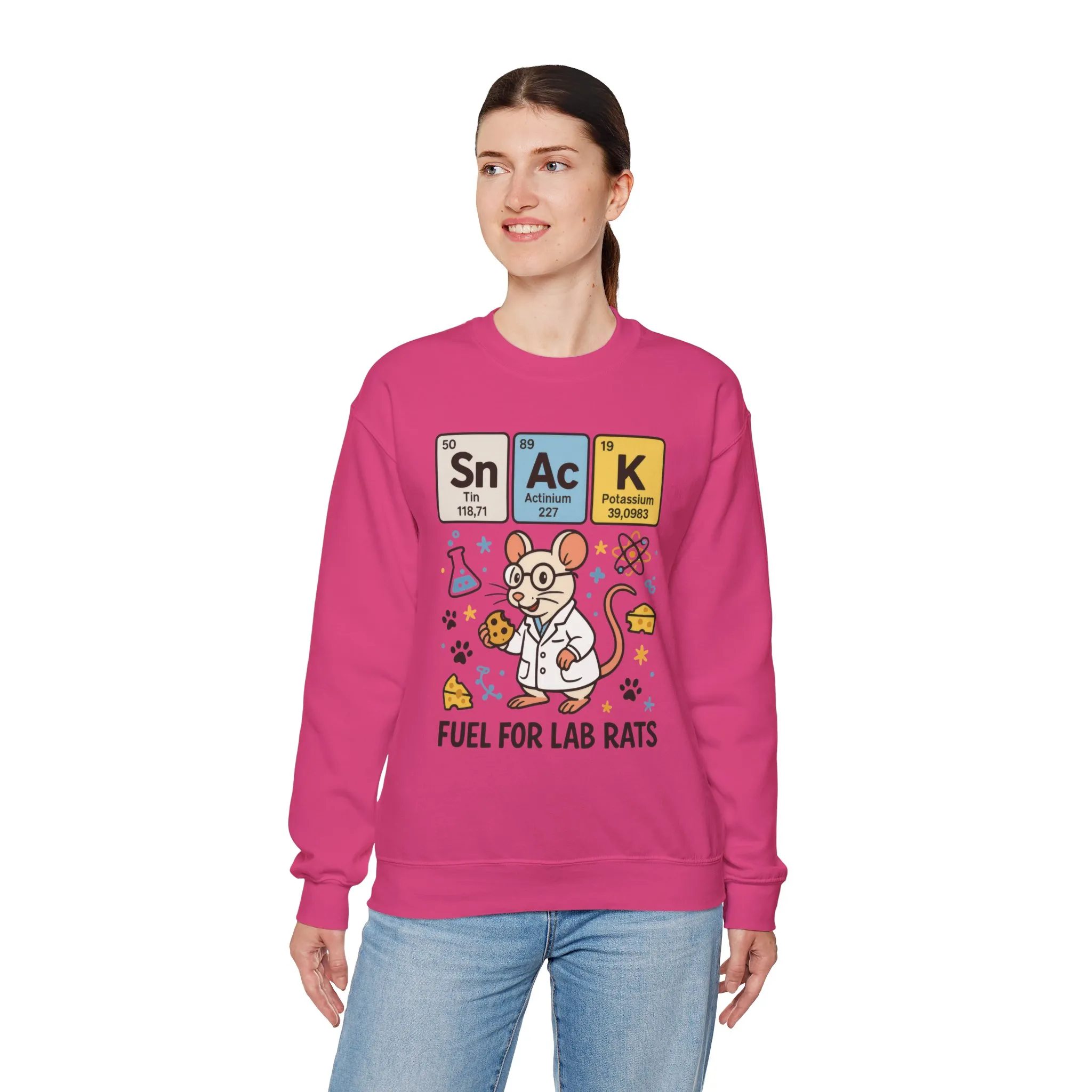 Lab Rat Science Sweatshirt, Science Crewneck, Funny Gift for Teachers, Chemistry Sweatshirt, Cute Lab Rat Design, Perfect for Birthdays - Image 33