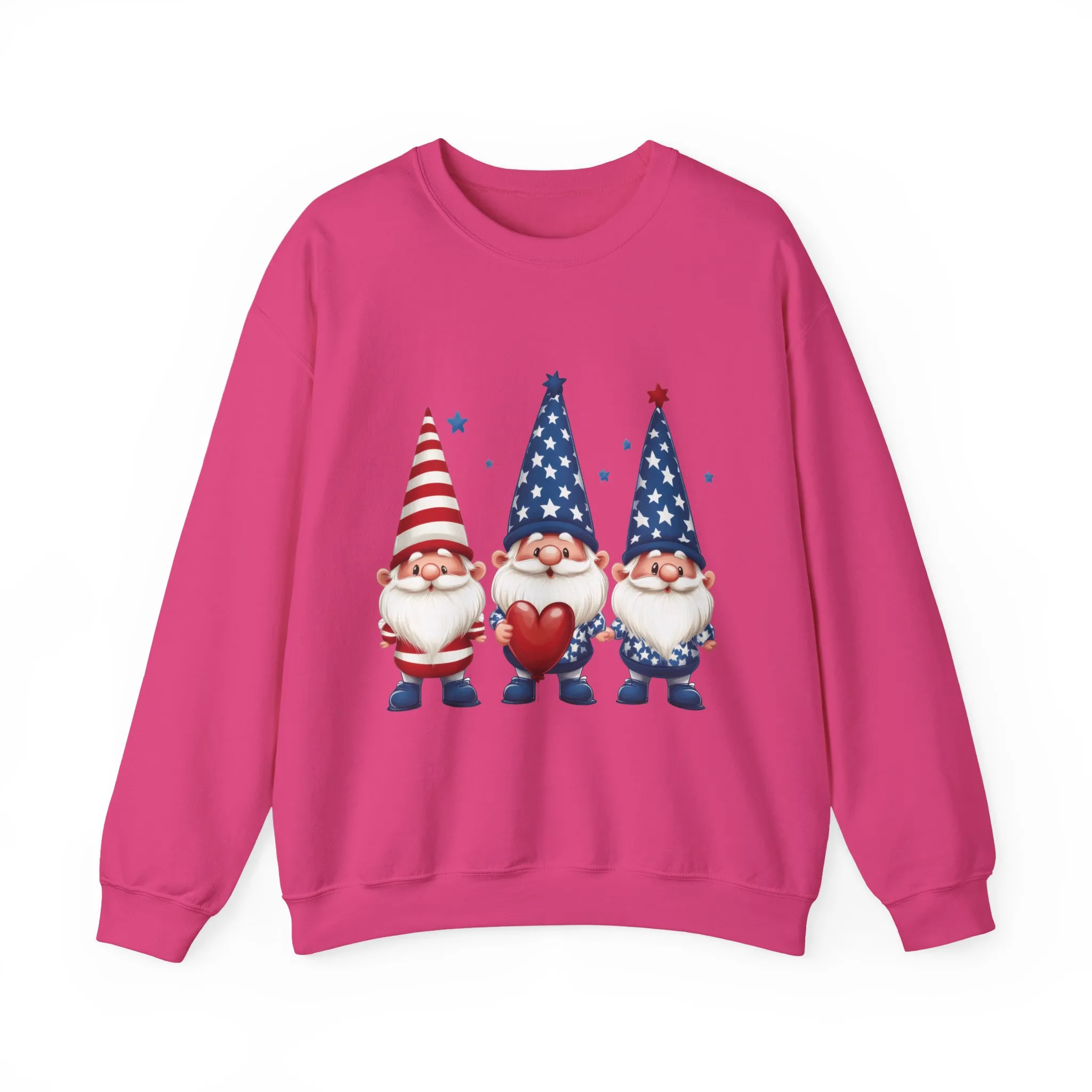 Patriotic Gnome Sweatshirt, Cozy Casual Wear for Independence Day, Gift for Gnome Lovers, 4th of July Apparel, All-Year Comfort - Image 34