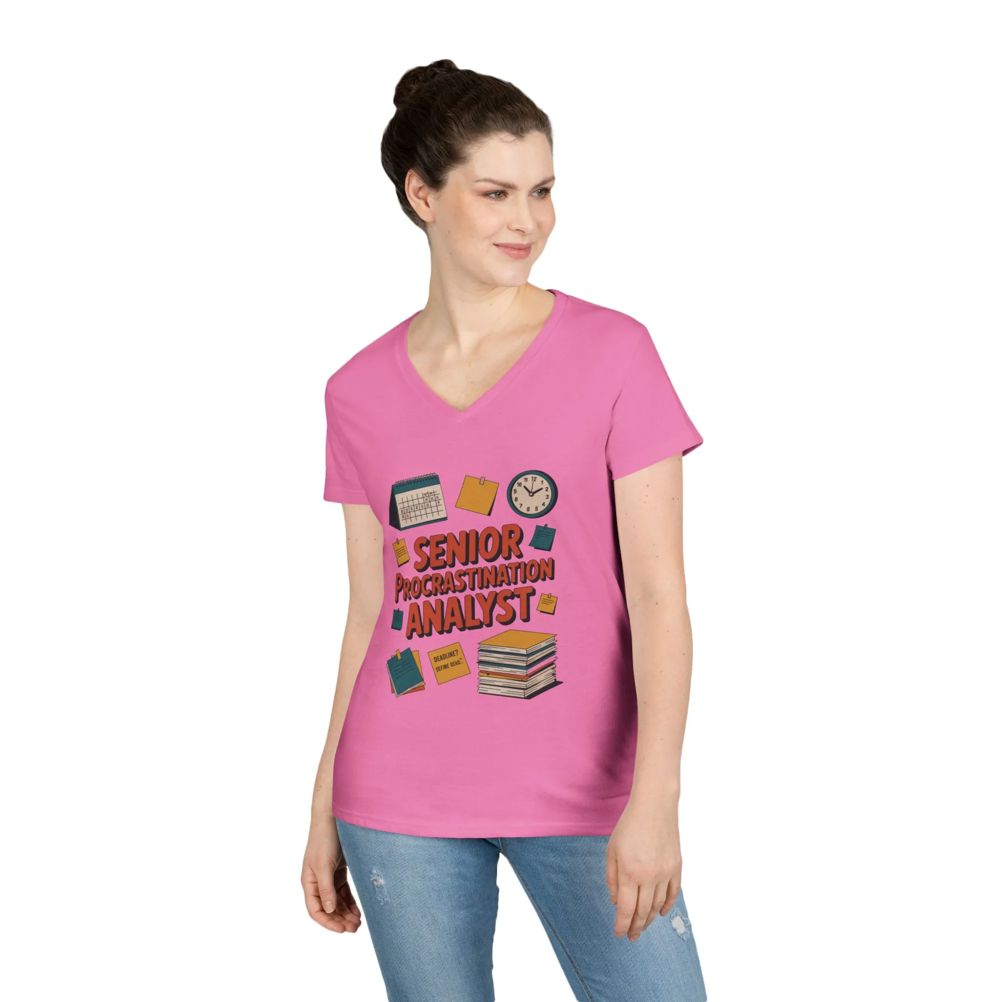 Senior Procrastination Analyst T-Shirt, Fun Gift for Students, Teachers, Graduates, Back to School, Relaxed Vibes, Office Humor Apparel