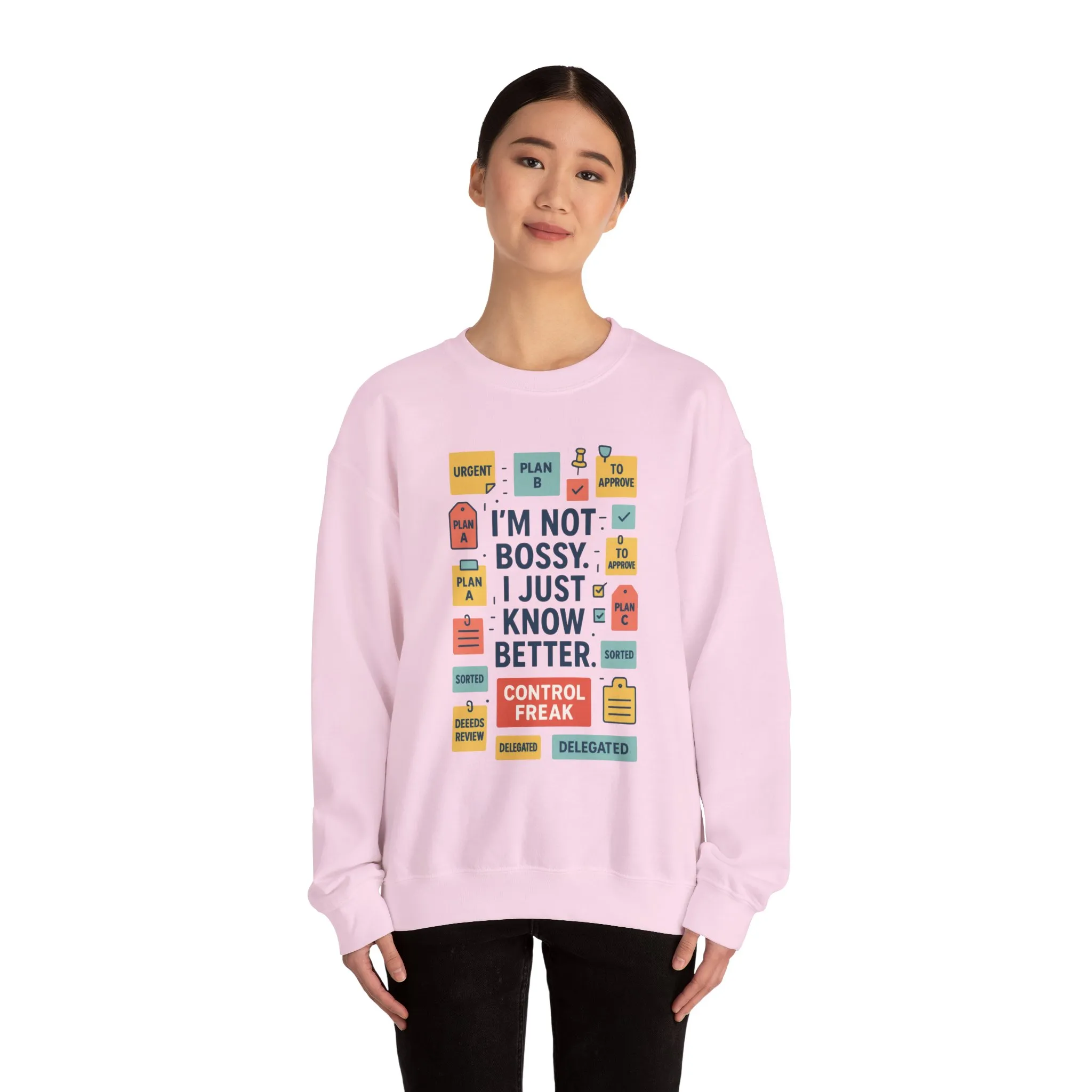 Funny Womens Control Freak Sweatshirt, Bold Sarcastic Quote Pullover, Ideal Gift for Bossy Friends, Funny Womens Sweatshirt - Image 23