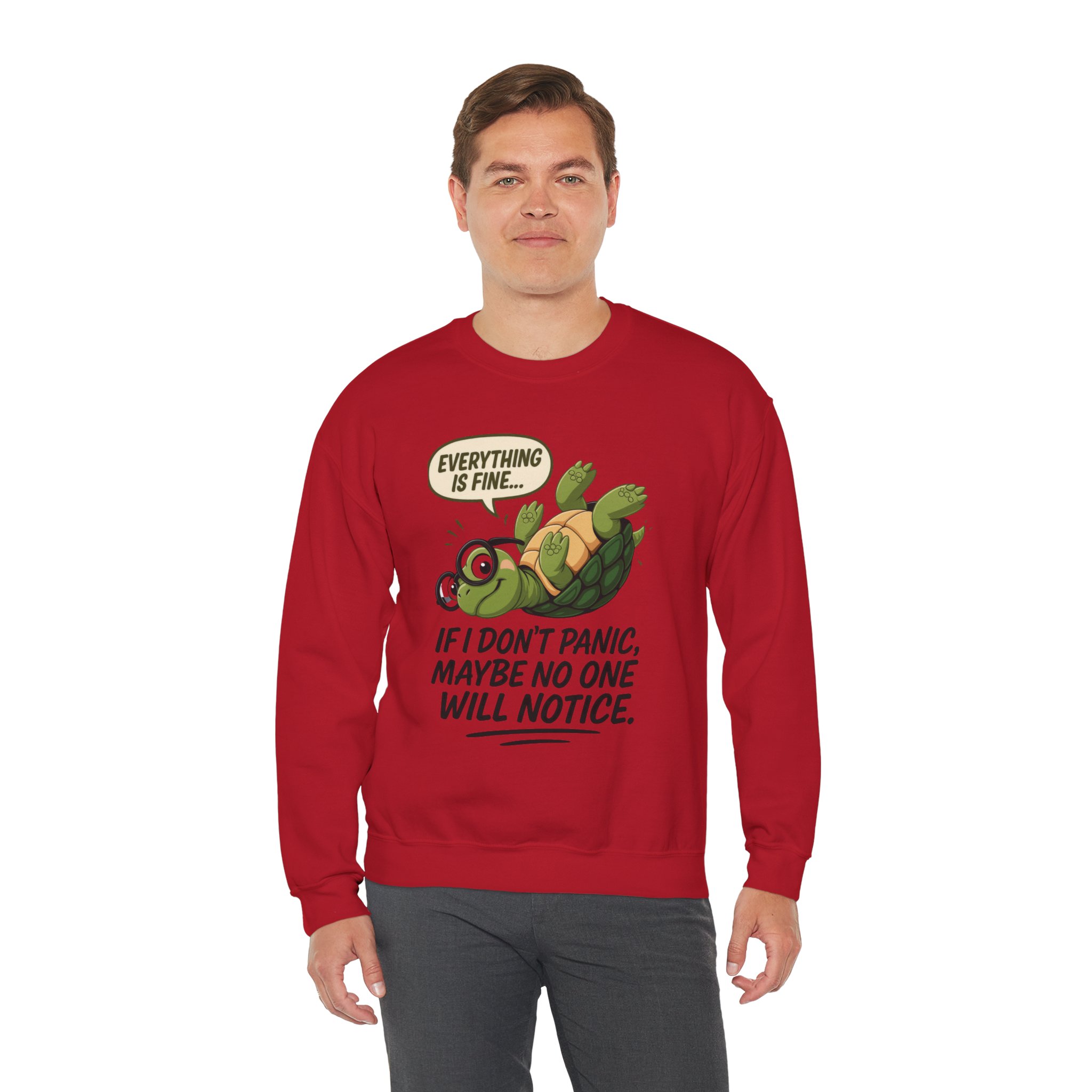 Casual Humor Unisex Sweatshirt, Perfect Gift for Anxiety Relief, Social Anxiety Joke, Quirky Graphic Sweatshirt, Introvert Humor Gift - Image 43