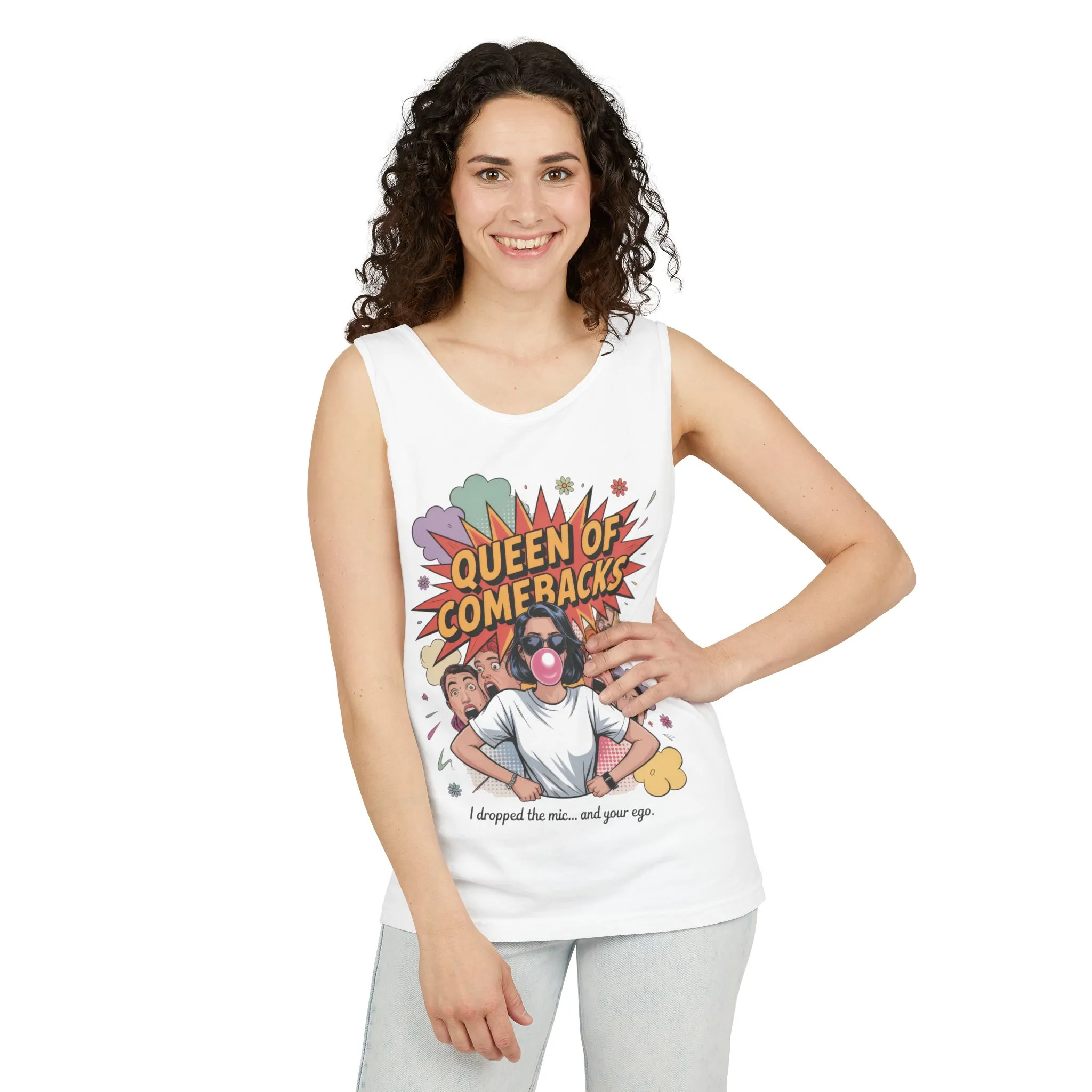 Funny Women's Tank Top, Queen of Comebacks Tee, Funny Graphic Tank, Gift for Her, Casual Wear, Comedy Apparel - Image 4