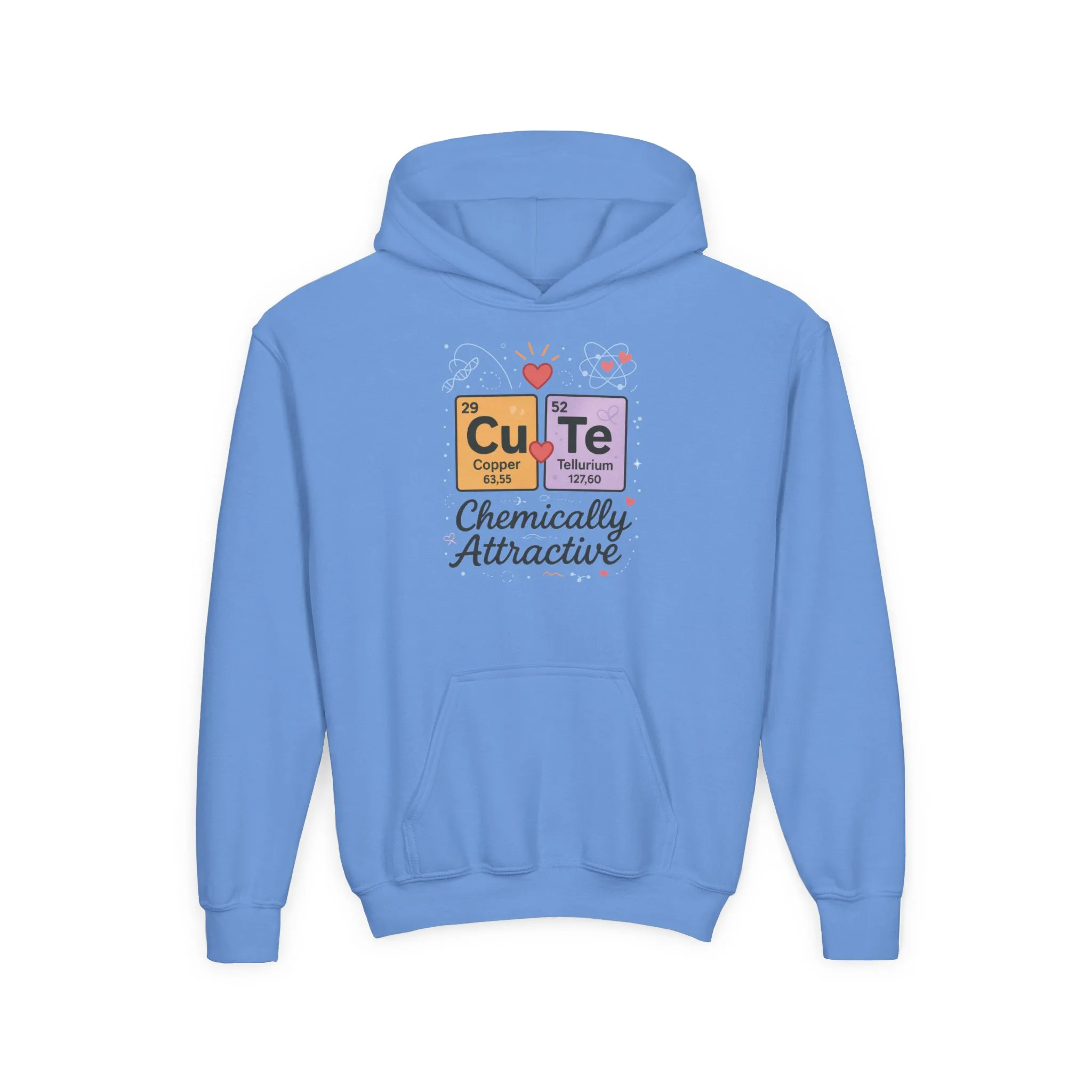 CuTe Teen Hoodie, Science Sweatshirt for Girls, STEM Youth Hoodie, Nerdy Gift for Teens, Cute Chemistry Gift, Science Lover Hoodie - Image 9