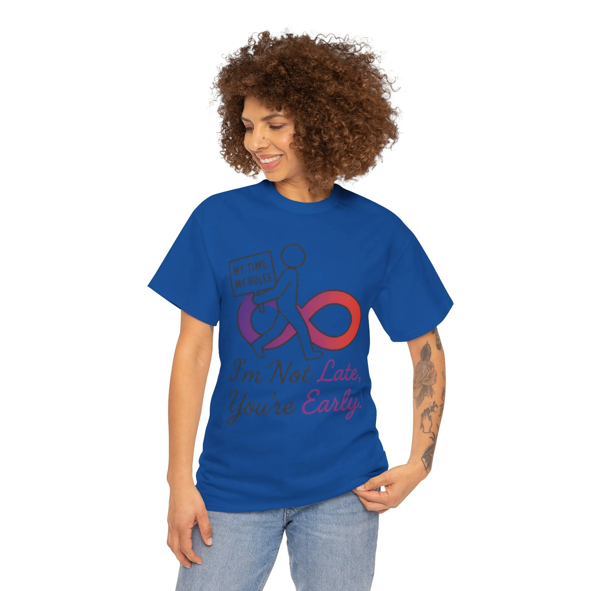 My Time My Rules Women's Heavy Cotton Tee, Funny T-Shirt, Casual Wear, women empowerment tee, confident woman shirt, self love t shirt - Image 29
