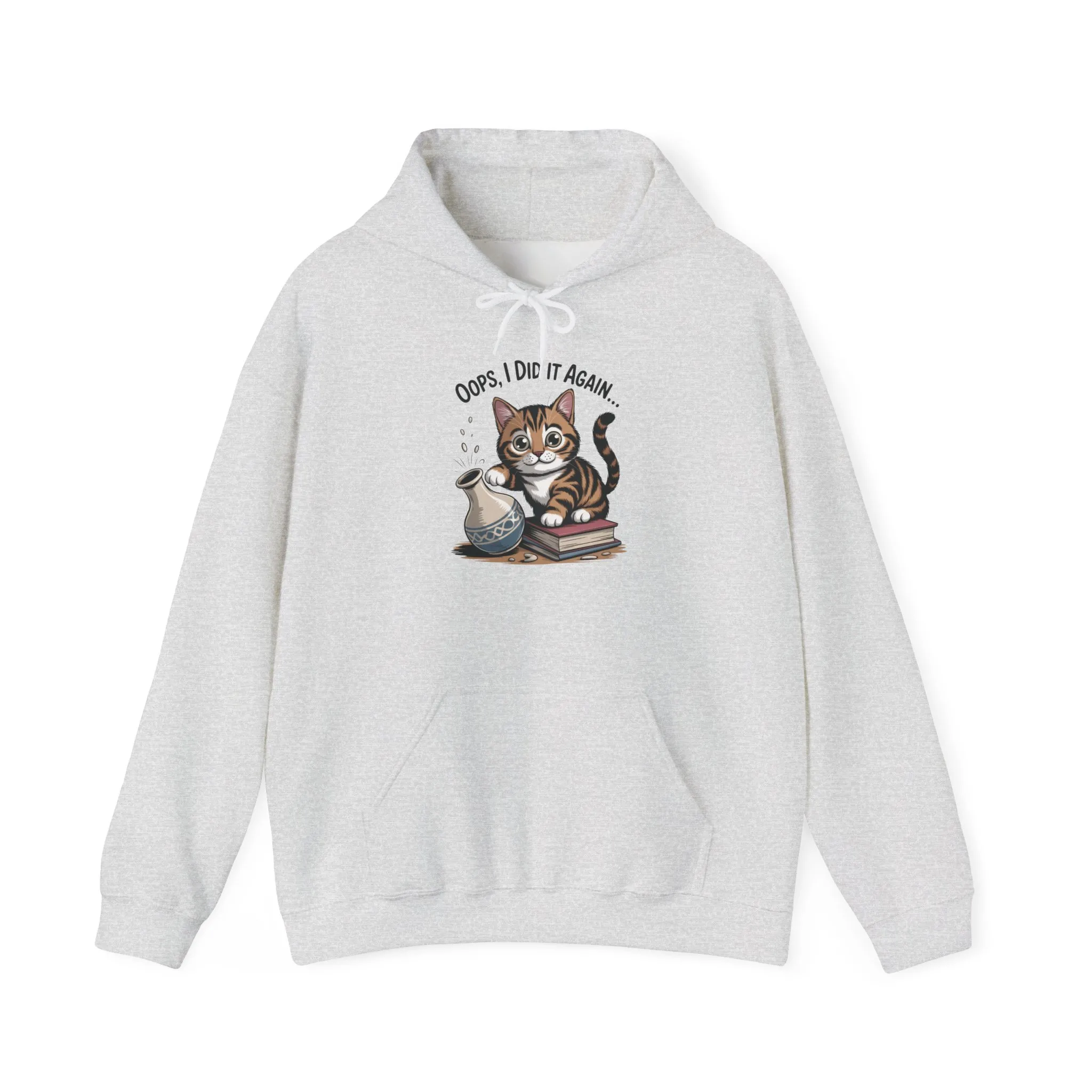 Cat Lover's Hoodie: Oops, I Did It Again, Funny Sweatshirt, Gifts for Animal Lovers, Cozy Hooded Sweatshirt, Pet Owner Apparel, Cute [...] - Image 37