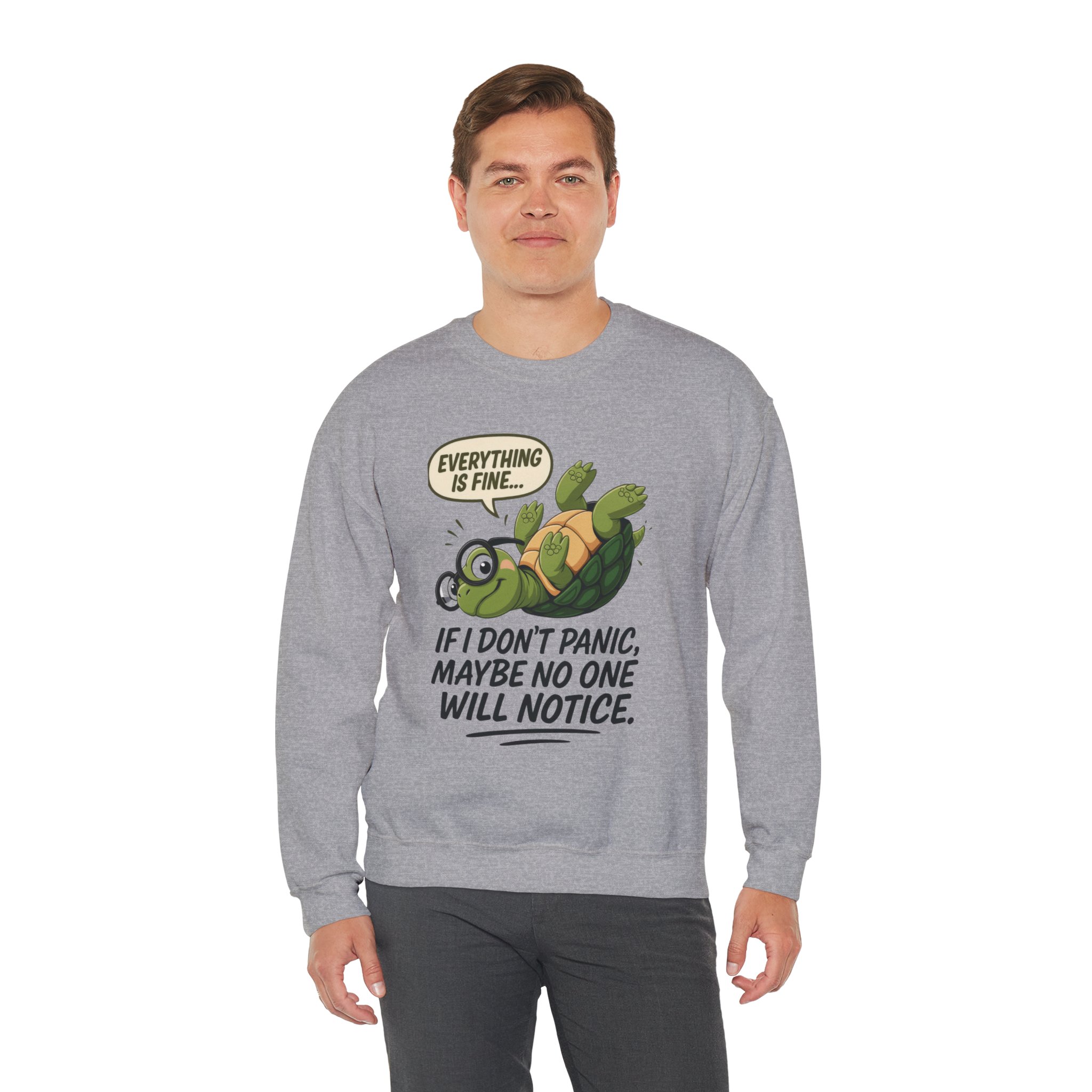 Casual Humor Unisex Sweatshirt, Perfect Gift for Anxiety Relief, Social Anxiety Joke, Quirky Graphic Sweatshirt, Introvert Humor Gift - Image 20