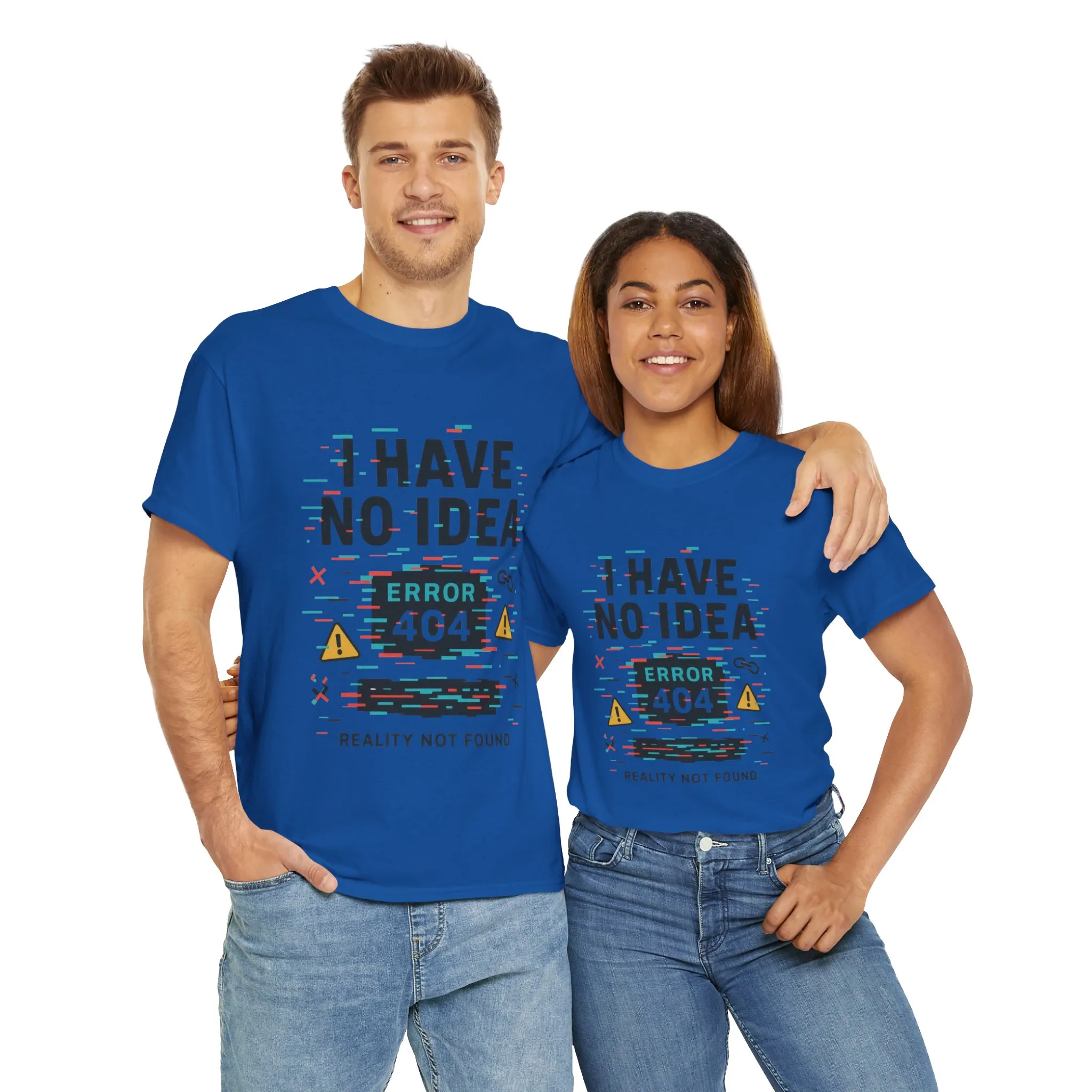 Funny Error 404 Unisex Heavy Cotton Tee, Graphic Tee, Humor Shirt, Gift for Tech Lovers, Casual Wear, Unique T-Shirt - Image 14