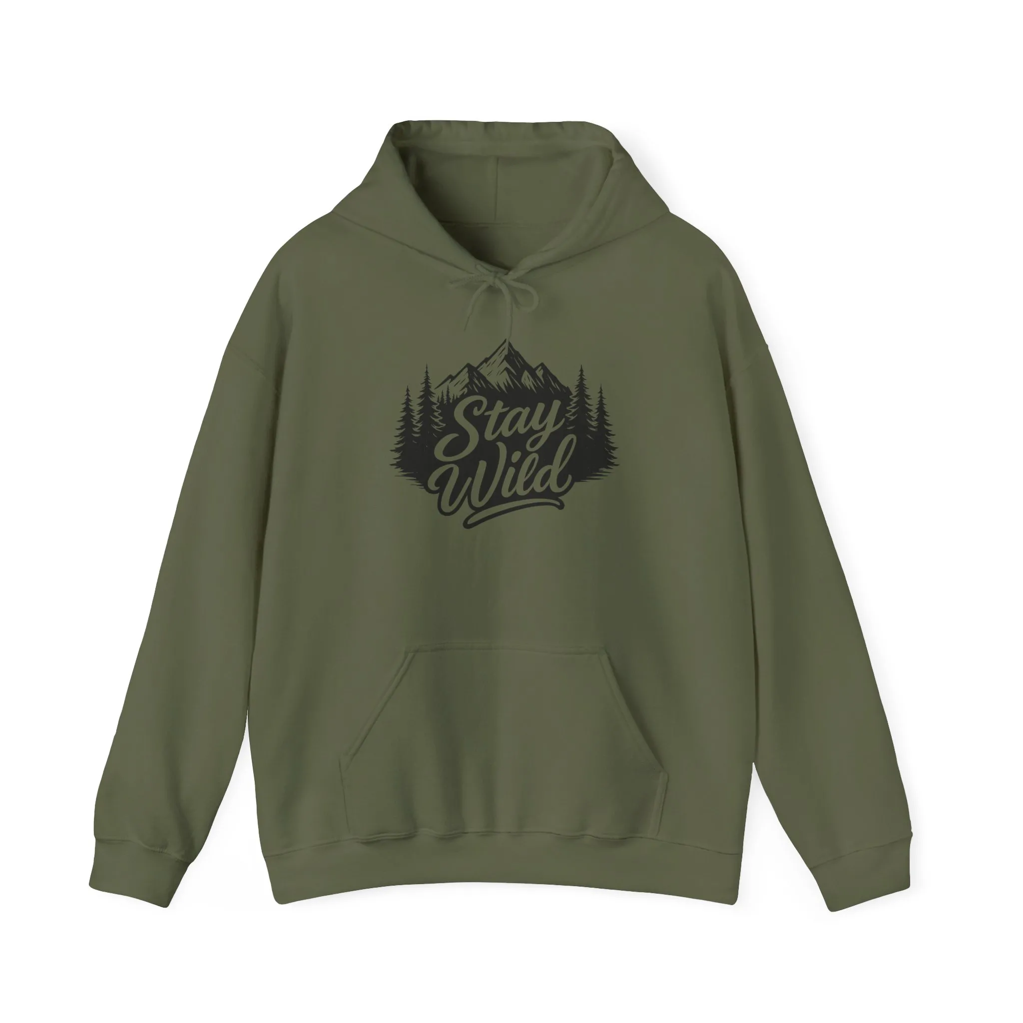 Stay Wild Hoodie, Nature Lover Unisex Pullover, Mountain Adventure Hiking Sweatshirt, Outdoorsy Gift for Him Her - Image 21