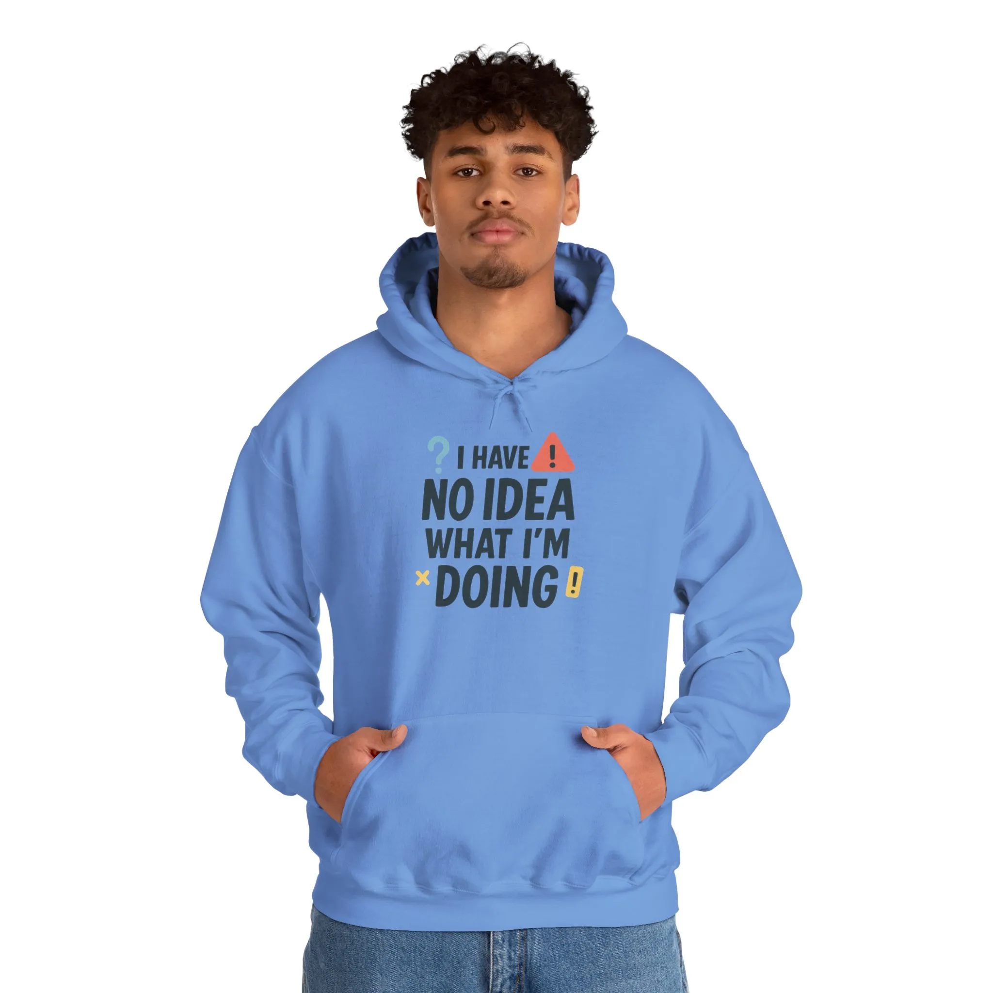 Funny Mens Hoodie, I Have No Idea What Im Doing, Chaos Energy Sweatshirt for Him, Funny Quote Hoodie - Image 43