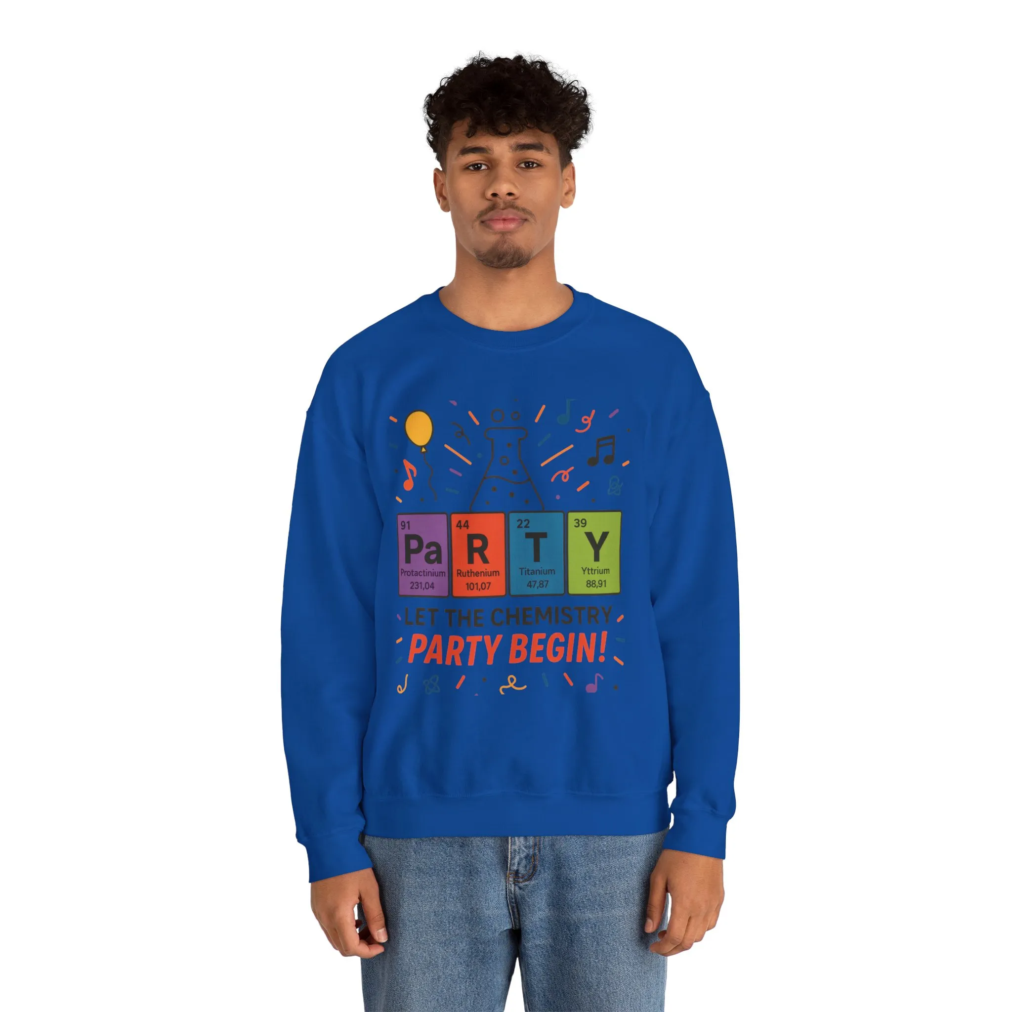 Party Chemistry Crewneck Sweatshirt, Chemistry Sweatshirt, Science Gift, Cute Crew Neck, Birthday Sweatshirt, Unisex Pullover - Image 31