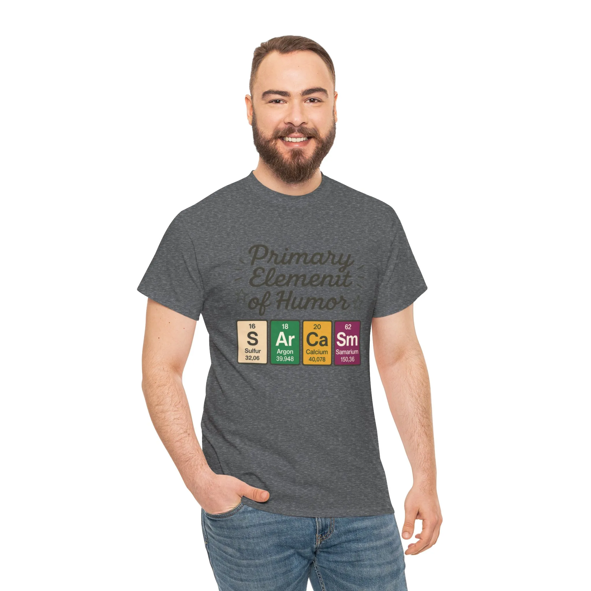 Funny Mens Science T-Shirt, Sarcasm Element of Humor Tee, Periodic Table Nerd Shirt for Him, Humor T-Shirt, Periodic Table Chemistry Humor - Image 32