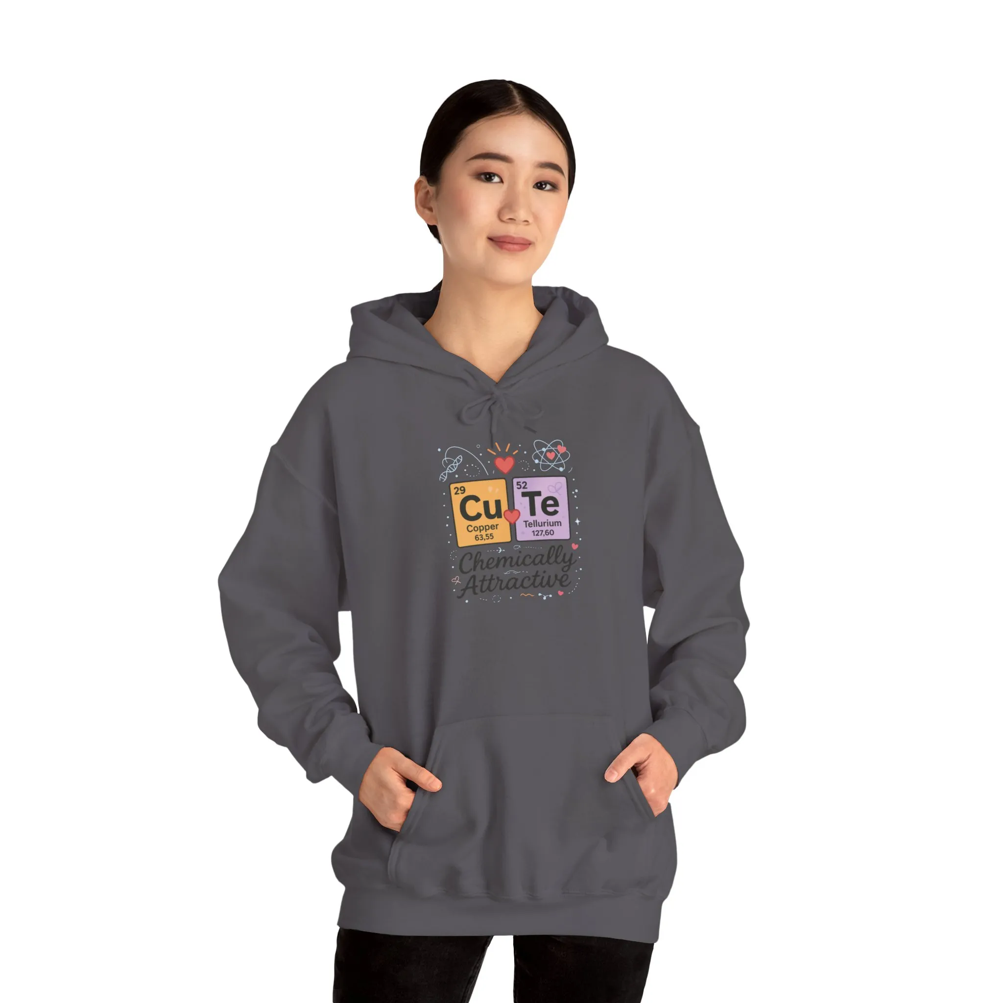 Cute Chemistry Hoodie for Women, CuTe Periodic Table Sweatshirt, Chemically Attractive Science Gift for Her, Great for Birthdays & Holidays - Image 18