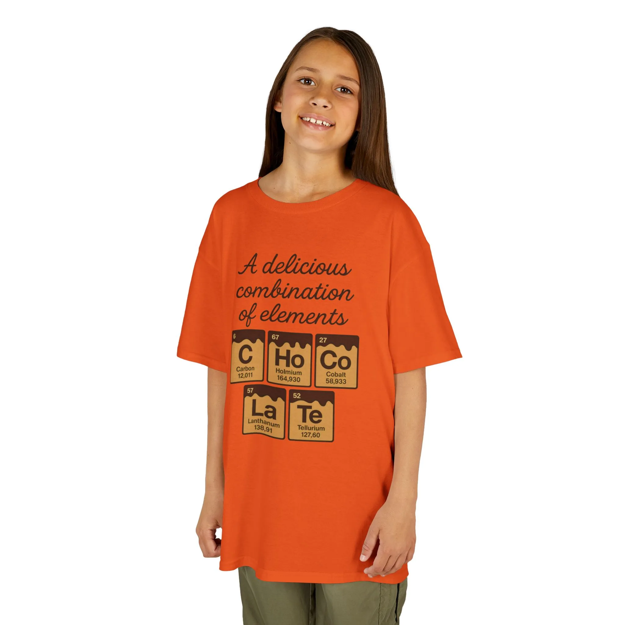 Funny Chocolate Science Young Girl T-Shirt, Choco-LaTe Element Shirt, Sweet Science Gift, Children's Gift, Birthday Party - Image 20