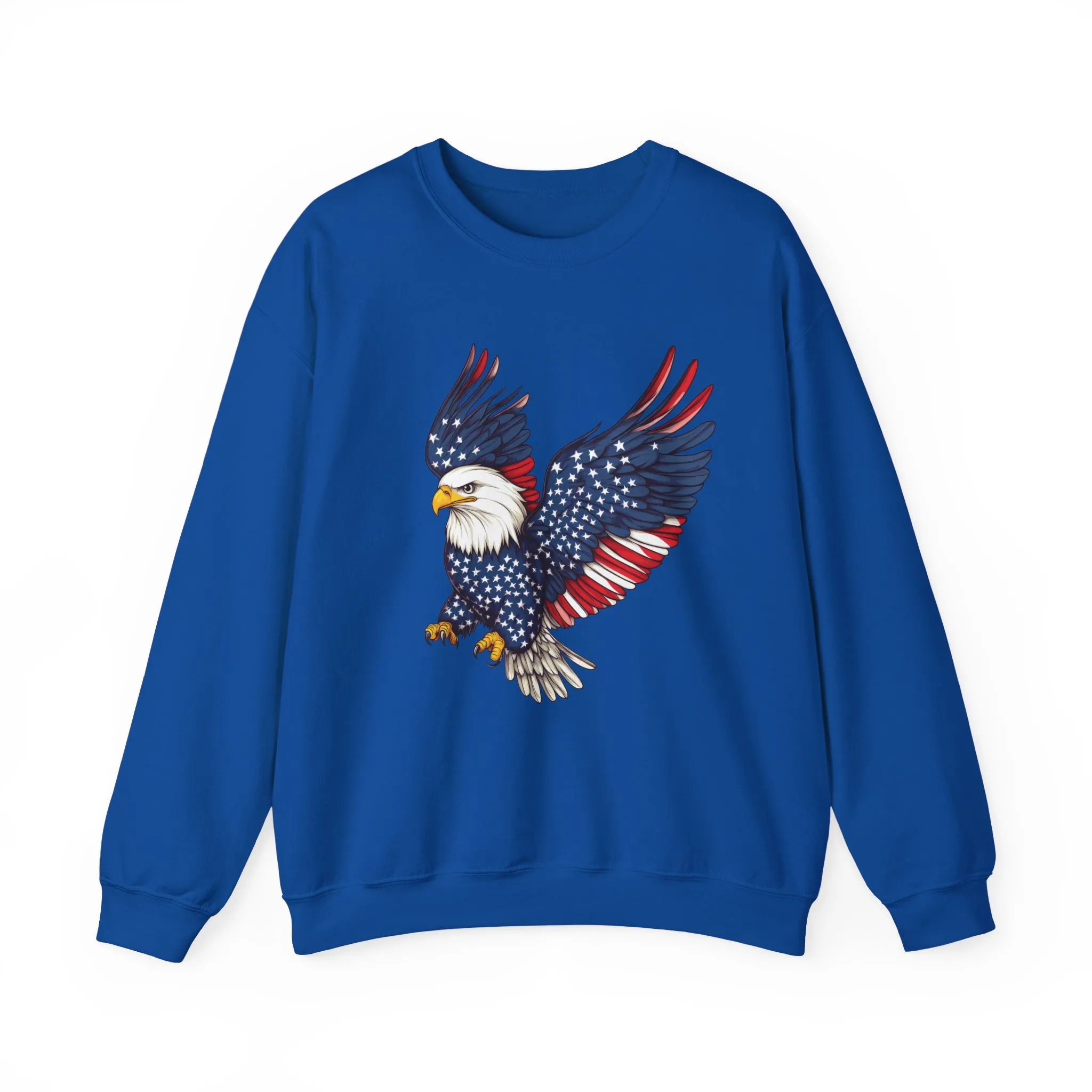 Patriotic Eagle Sweatshirt, Unisex Crewneck, USA Pride Apparel, Cozy Everyday Wear, Perfect for Independence Day, Gift for Patriots - Image 22
