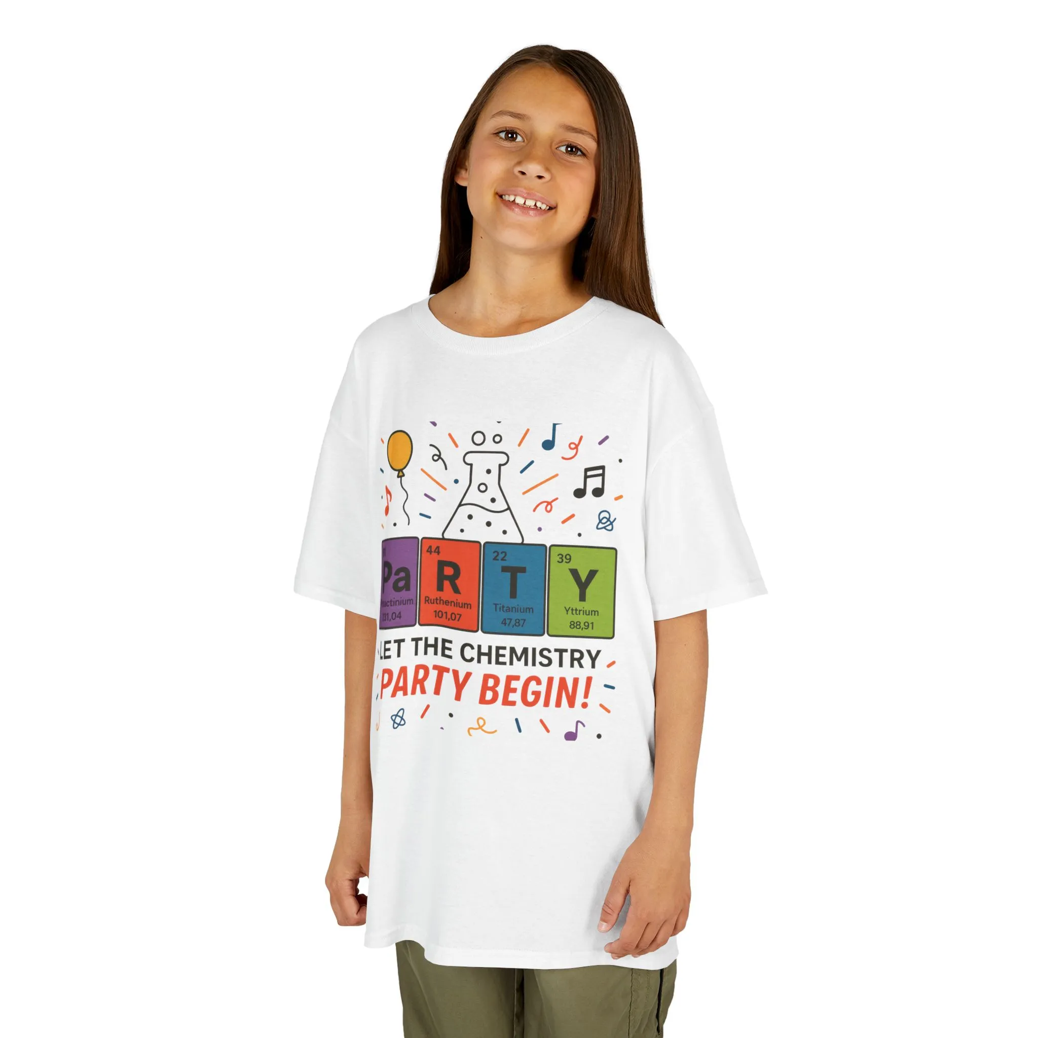 Kids' Chemistry Party T-Shirt, Periodic Table Tee, Funny Science Shirt for Boys & Girls, Science Tee, Unique Educational Apparel - Image 5