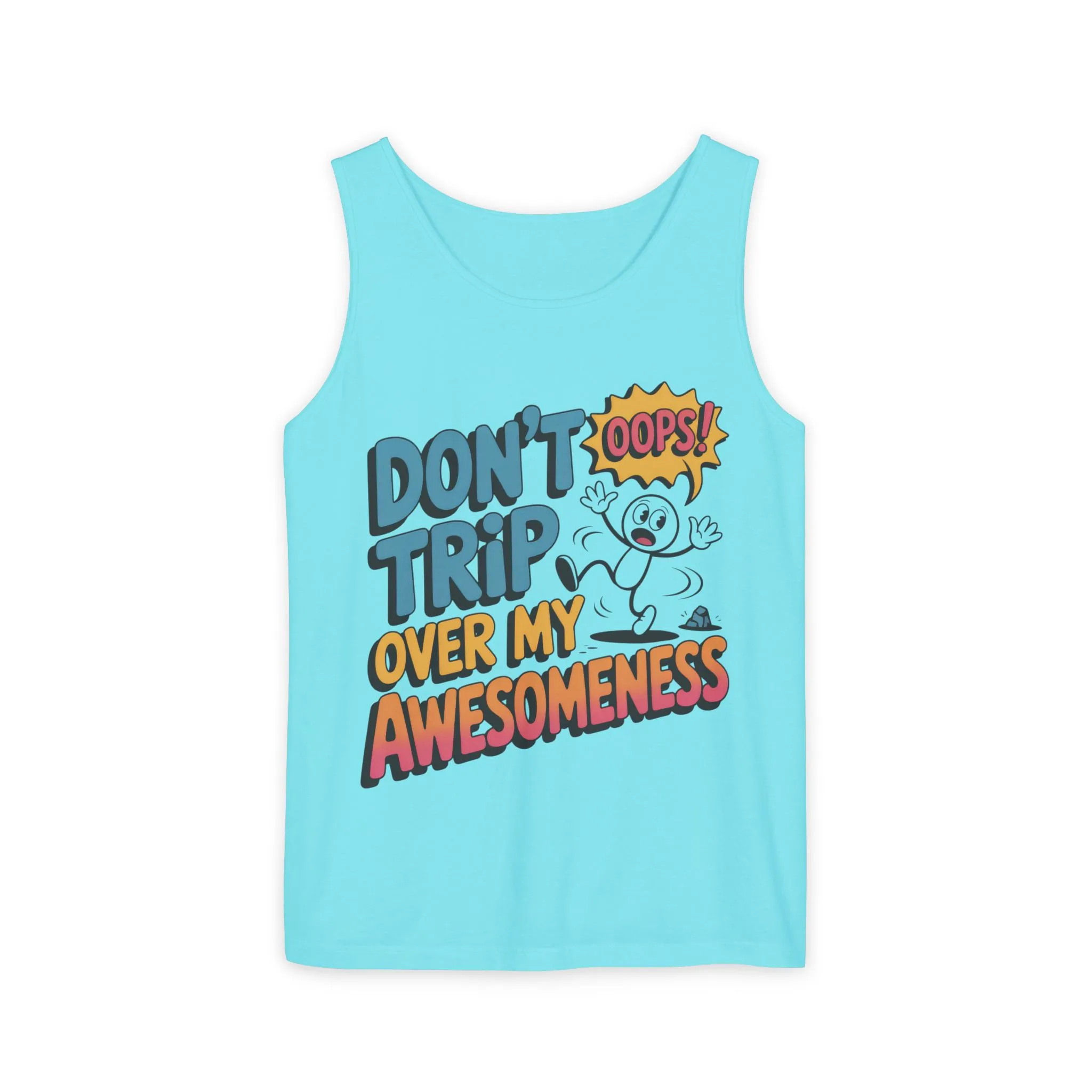 Funny Graphic Tank Top, Don't Trip Over My Awesomeness Tank, Womens Cotton Tank for Casual Wear, Gift for Friends, Birthday Gift, Humor Tee - Image 43
