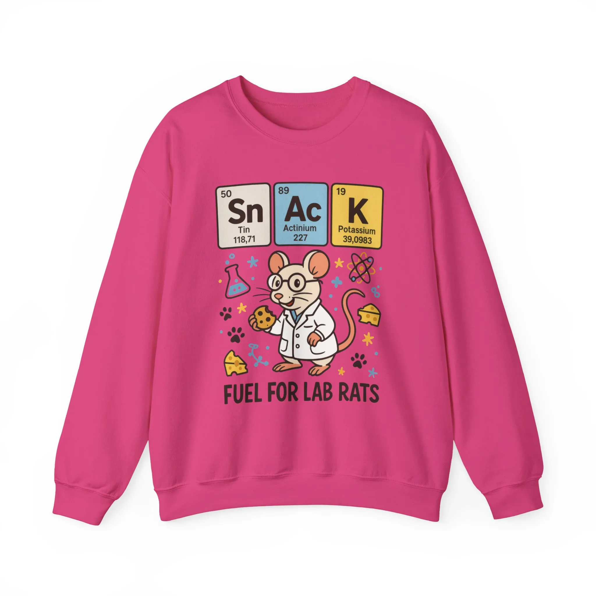 Lab Rat Science Sweatshirt, Science Crewneck, Funny Gift for Teachers, Chemistry Sweatshirt, Cute Lab Rat Design, Perfect for Birthdays - Image 30