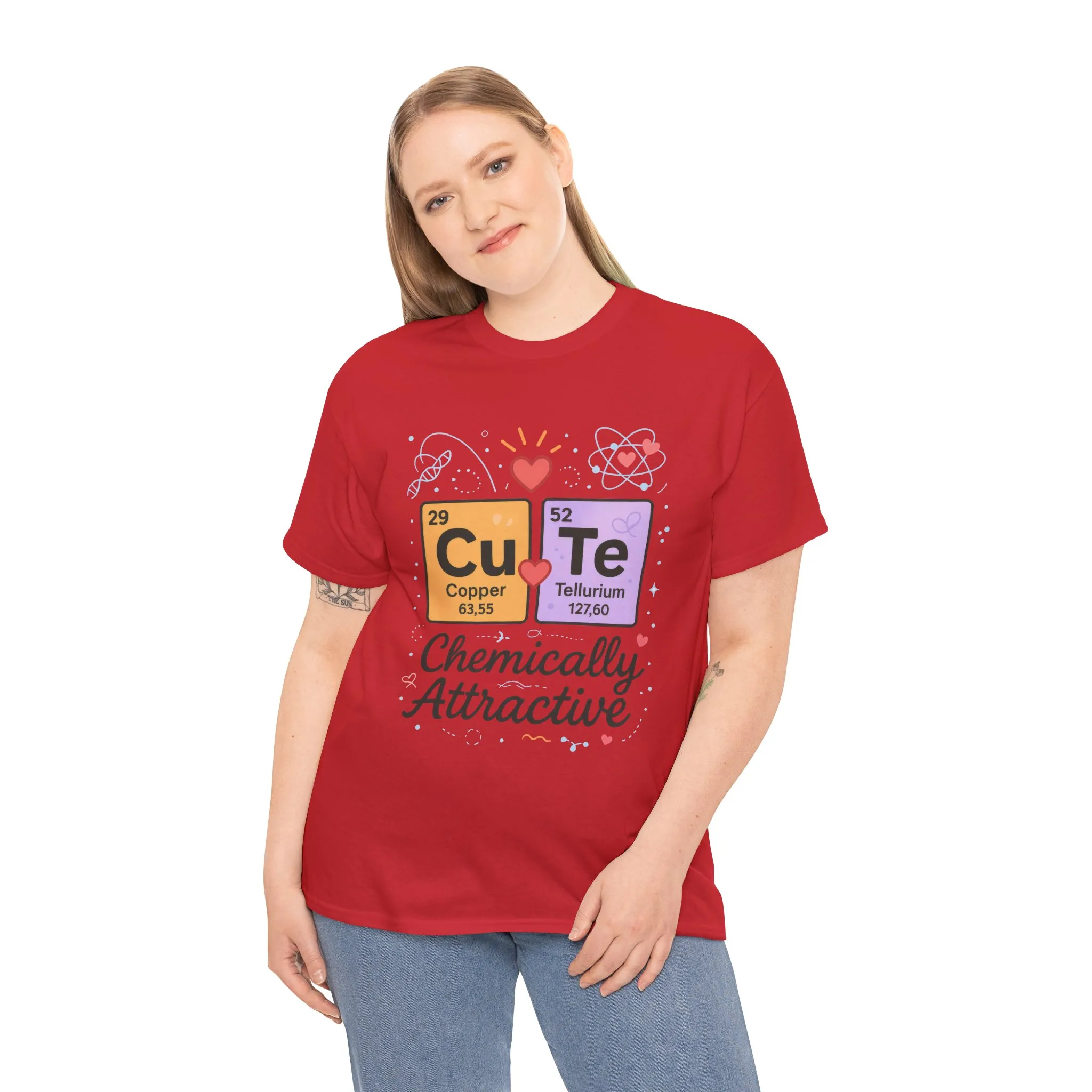 Cute Science T-Shirt for Women, Chemically Attractive Periodic Table Tee, Funny Nerdy Gift for Her, Chemistry Lover Gift, Science Apparel - Image 24