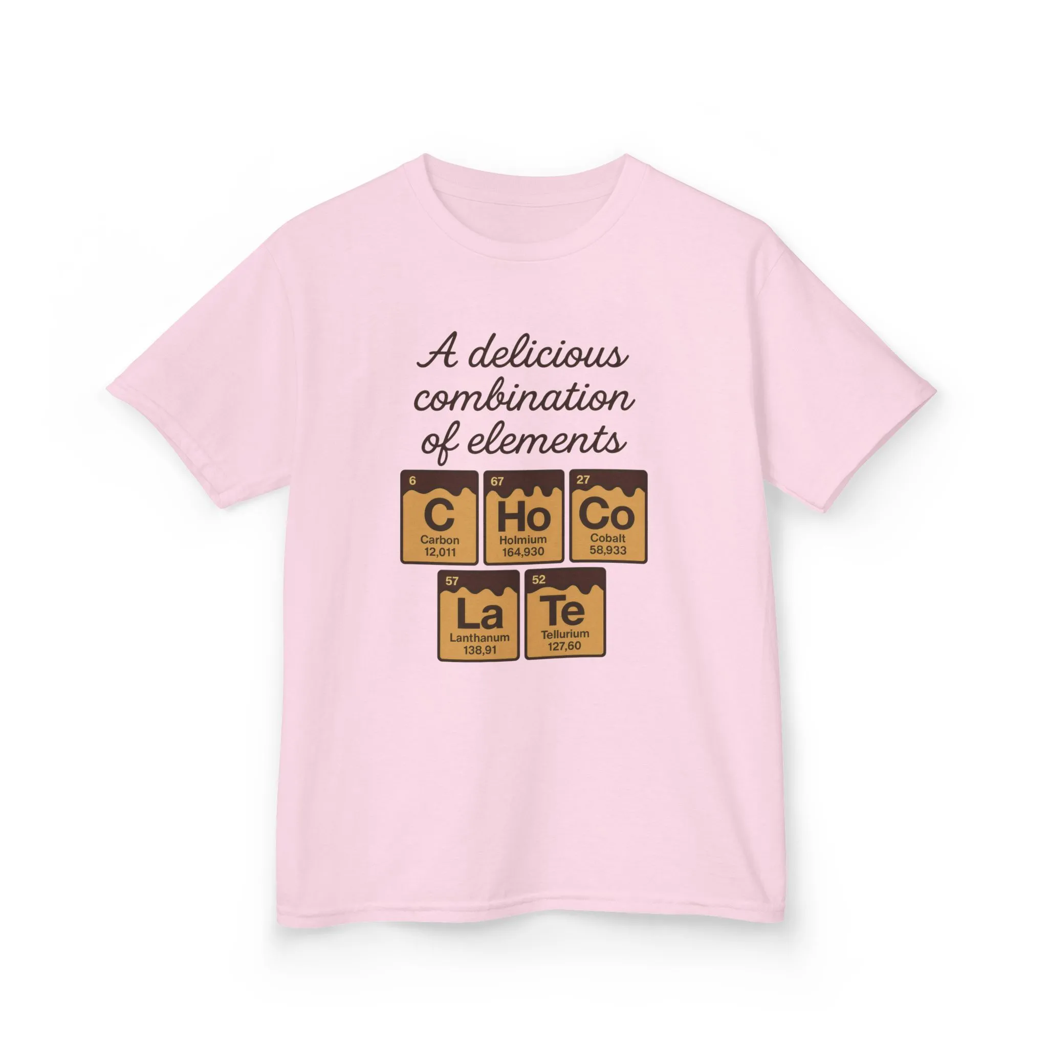 Funny Chocolate Science Young Girl T-Shirt, Choco-LaTe Element Shirt, Sweet Science Gift, Children's Gift, Birthday Party - Image 25