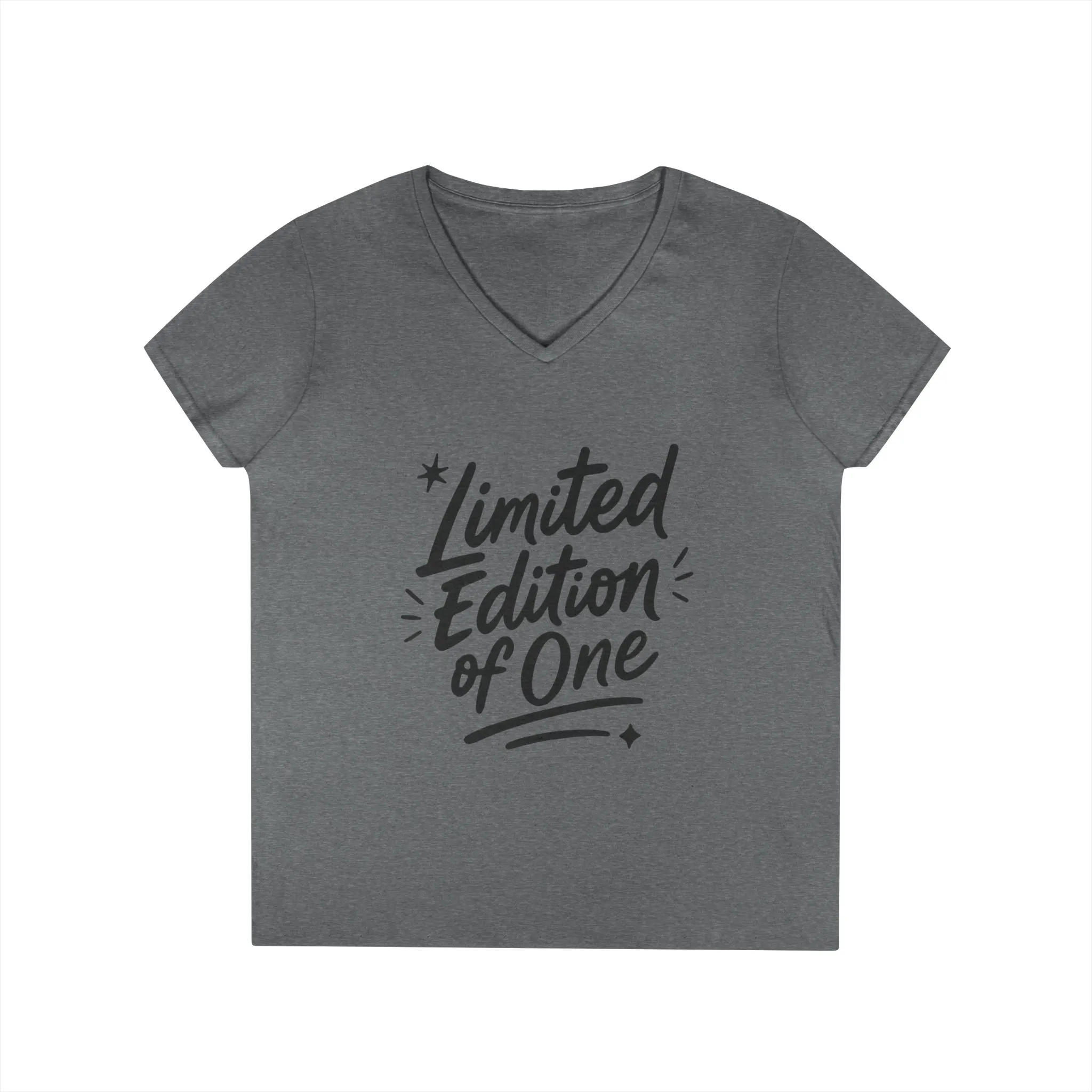 Limited Edition Ladies' V-Neck T-Shirt, Unique Gift for Her, Casual, Self-Confidence, Self-love, Positive Message Women's T-Shirt - Image 10