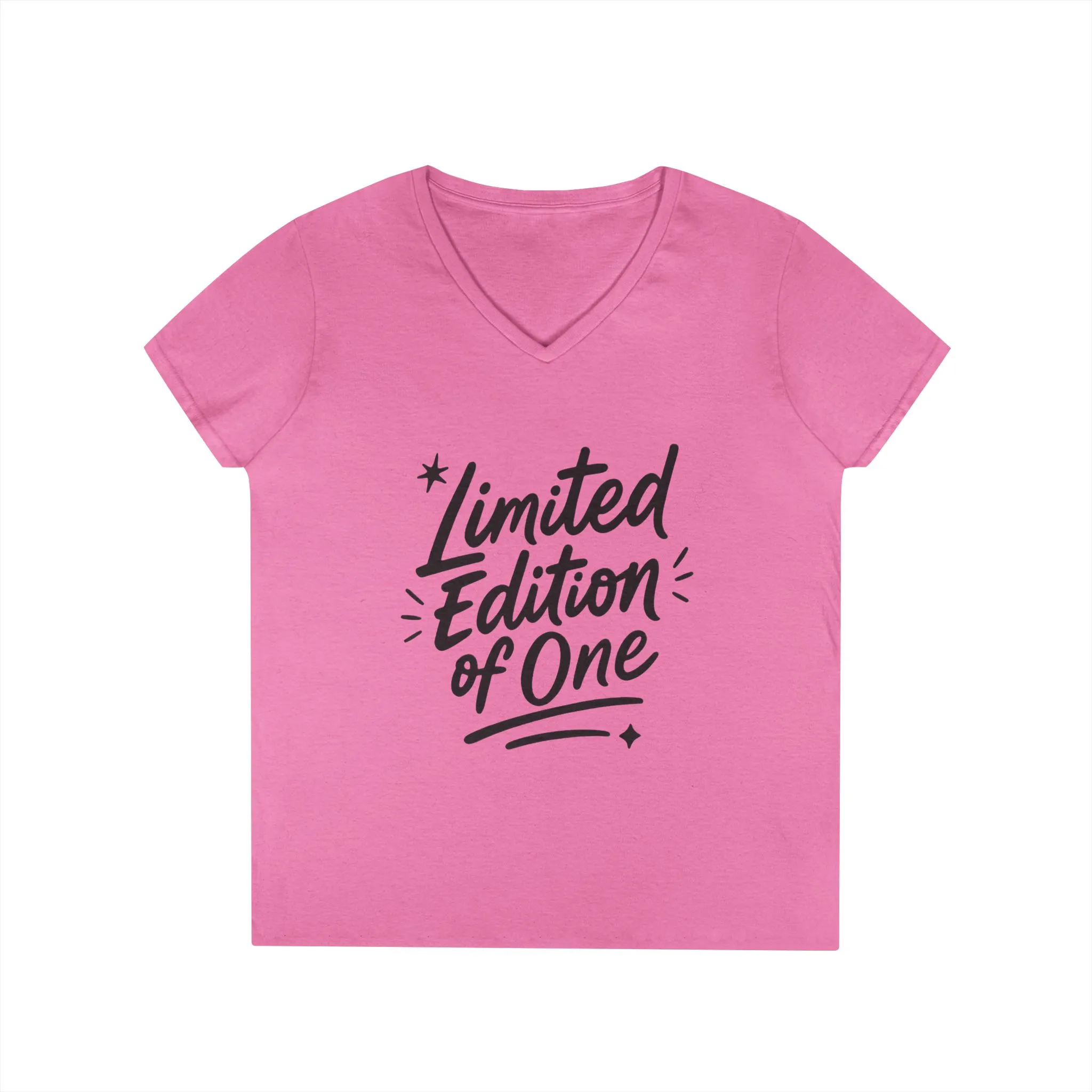 Limited Edition Ladies' V-Neck T-Shirt, Unique Gift for Her, Casual, Self-Confidence, Self-love, Positive Message Women's T-Shirt - Image 28