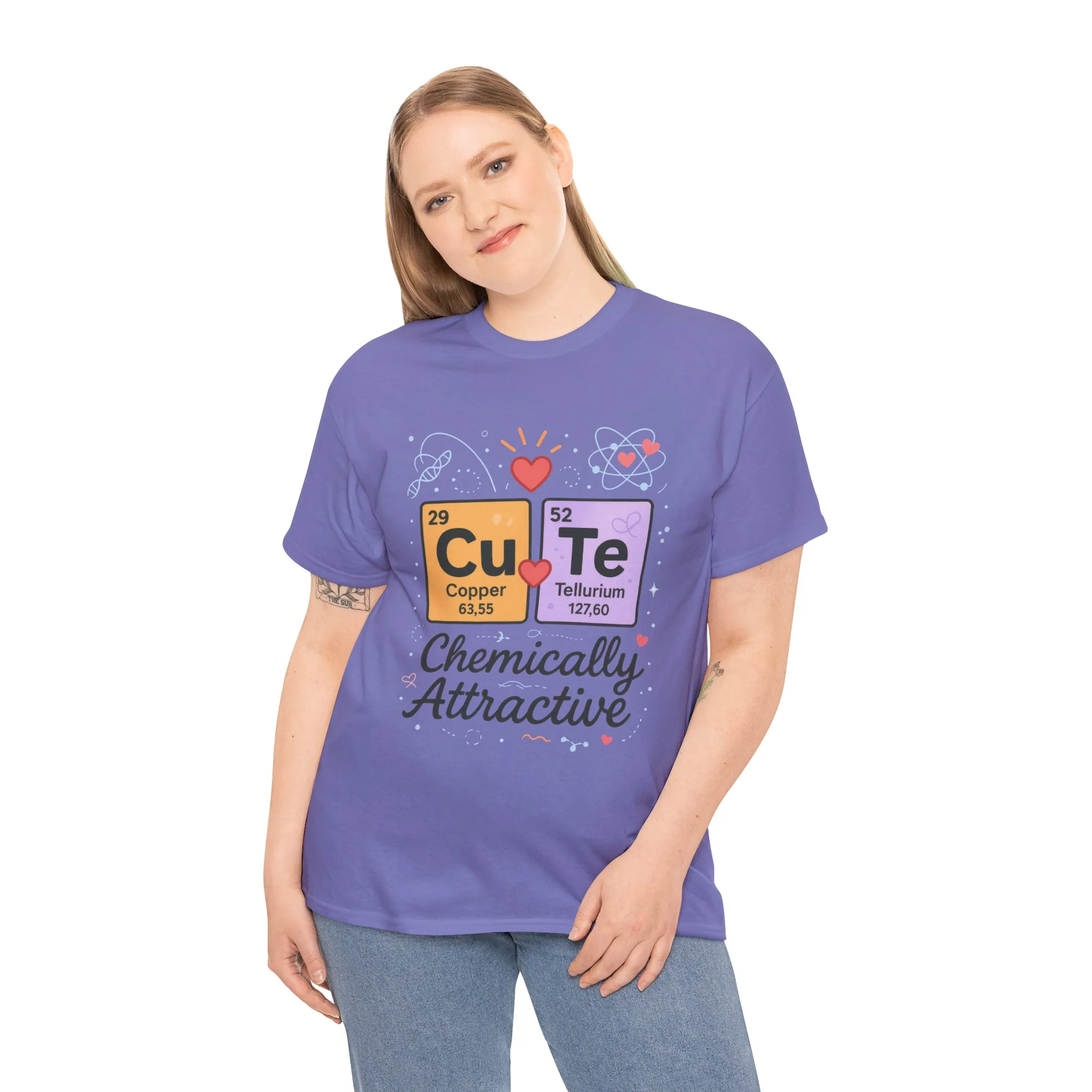 Cute Science T-Shirt for Women, Chemically Attractive Periodic Table Tee, Funny Nerdy Gift for Her, Chemistry Lover Gift, Science Apparel - Image 15