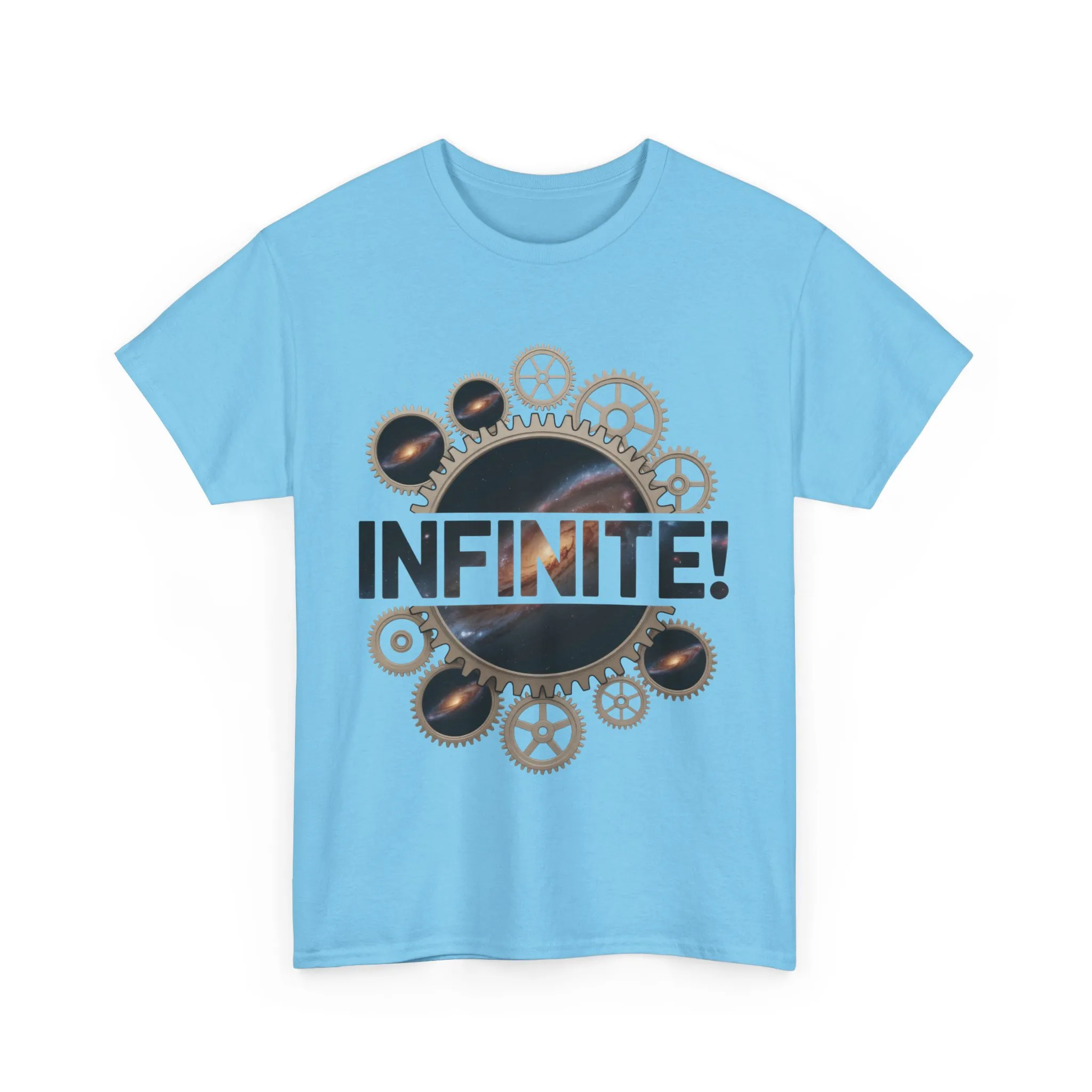 Steampunk Space Gears T-Shirt, Unisex Infinite Universe Graphic Tee, Cosmic Mechanical Design Tee for Sci-Fi & Engineering Lovers - Image 19