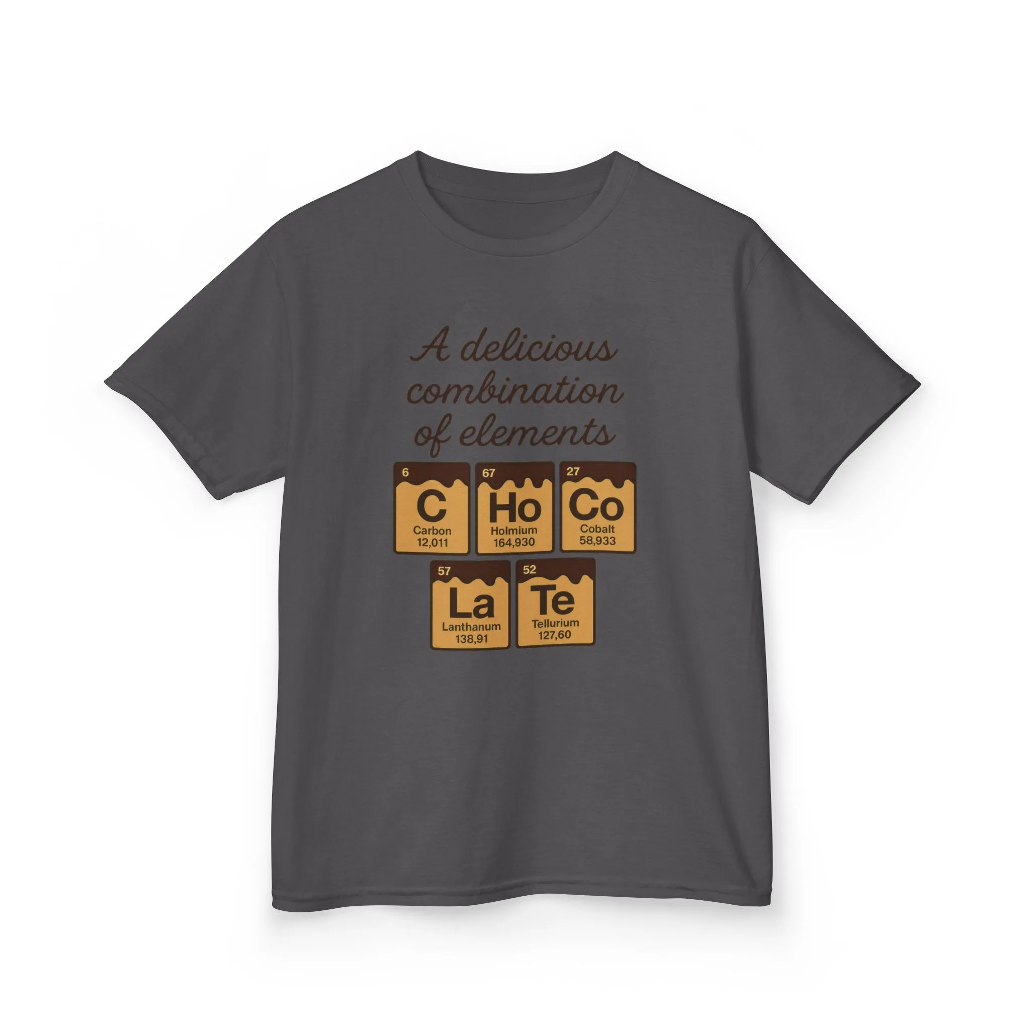 Funny Chocolate Science Young Girl T-Shirt, Choco-LaTe Element Shirt, Sweet Science Gift, Children's Gift, Birthday Party - Image 23