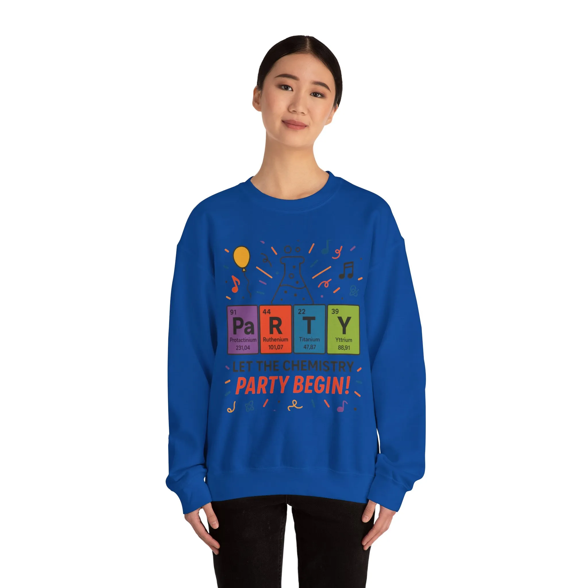 Party Chemistry Crewneck Sweatshirt, Chemistry Sweatshirt, Science Gift, Cute Crew Neck, Birthday Sweatshirt, Unisex Pullover - Image 30
