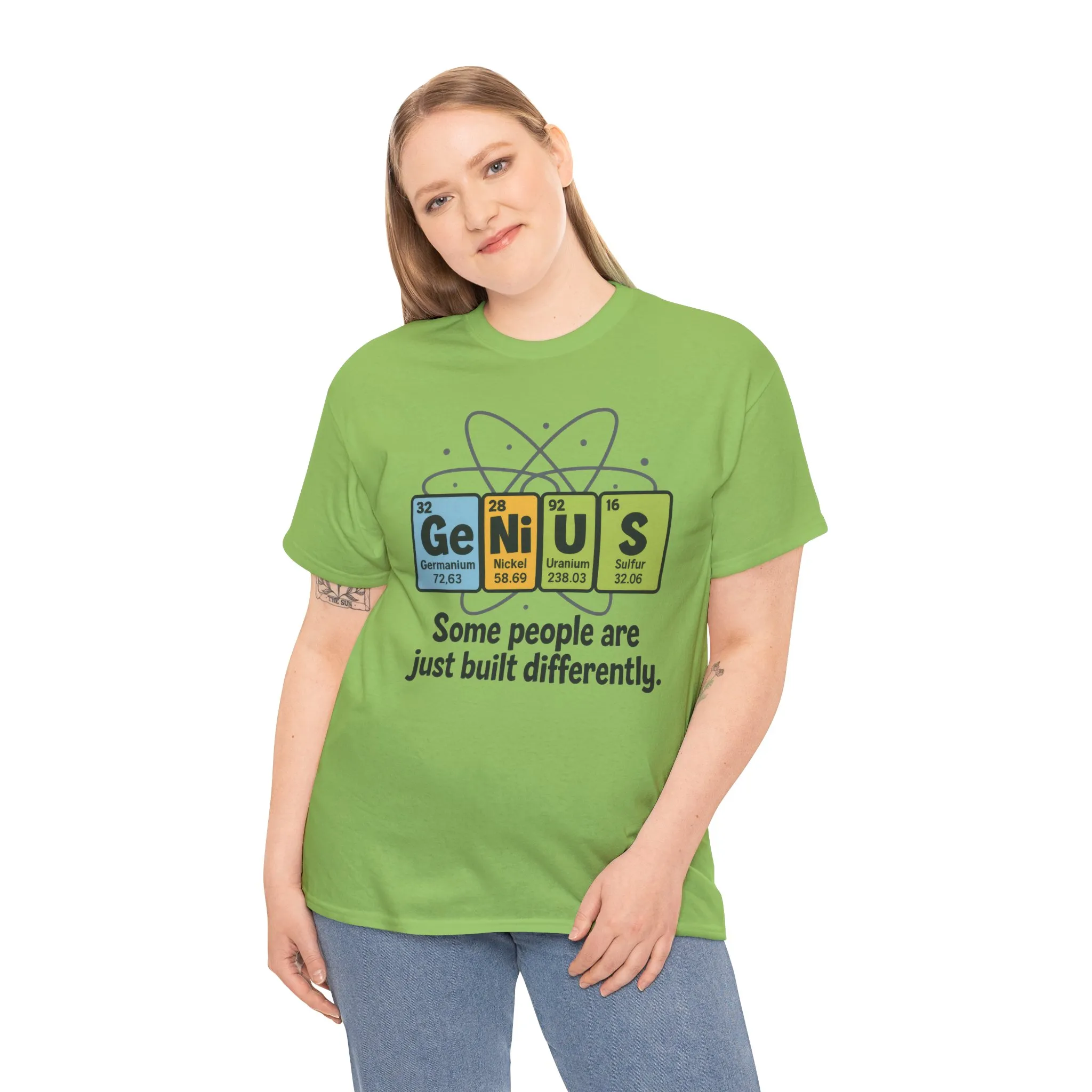 Funny Womens Genius T-Shirt, Periodic Table Nerd Shirt, Science Humor Tee, Gift for Nerds, Science Lovers Gift, Genius Science Tee - Image 12