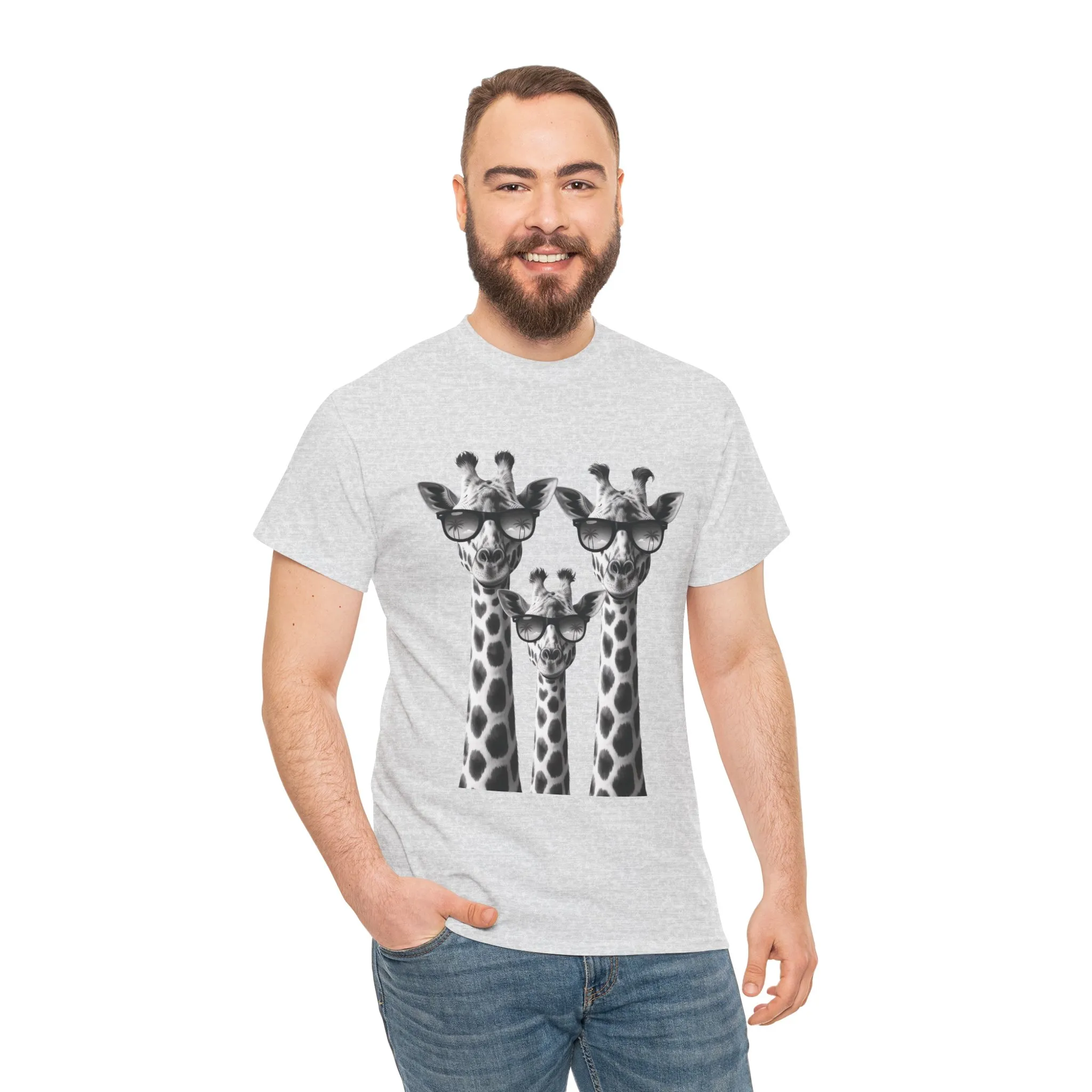 Cool Giraffes Unisex Tee, Fun Gift for Animal Lovers, Nature Enthusiasts, Safari Wildlife Lover Shirt - Image 33