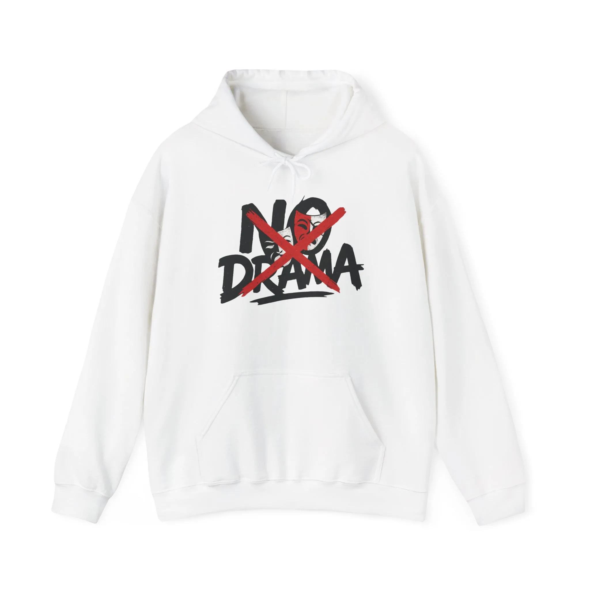 No Drama Womens Hooded Sweatshirt, Cozy Hoodie, Casual Gift, Relaxed Style, Everyday Wear, Funny Sweatshirt - Image 37