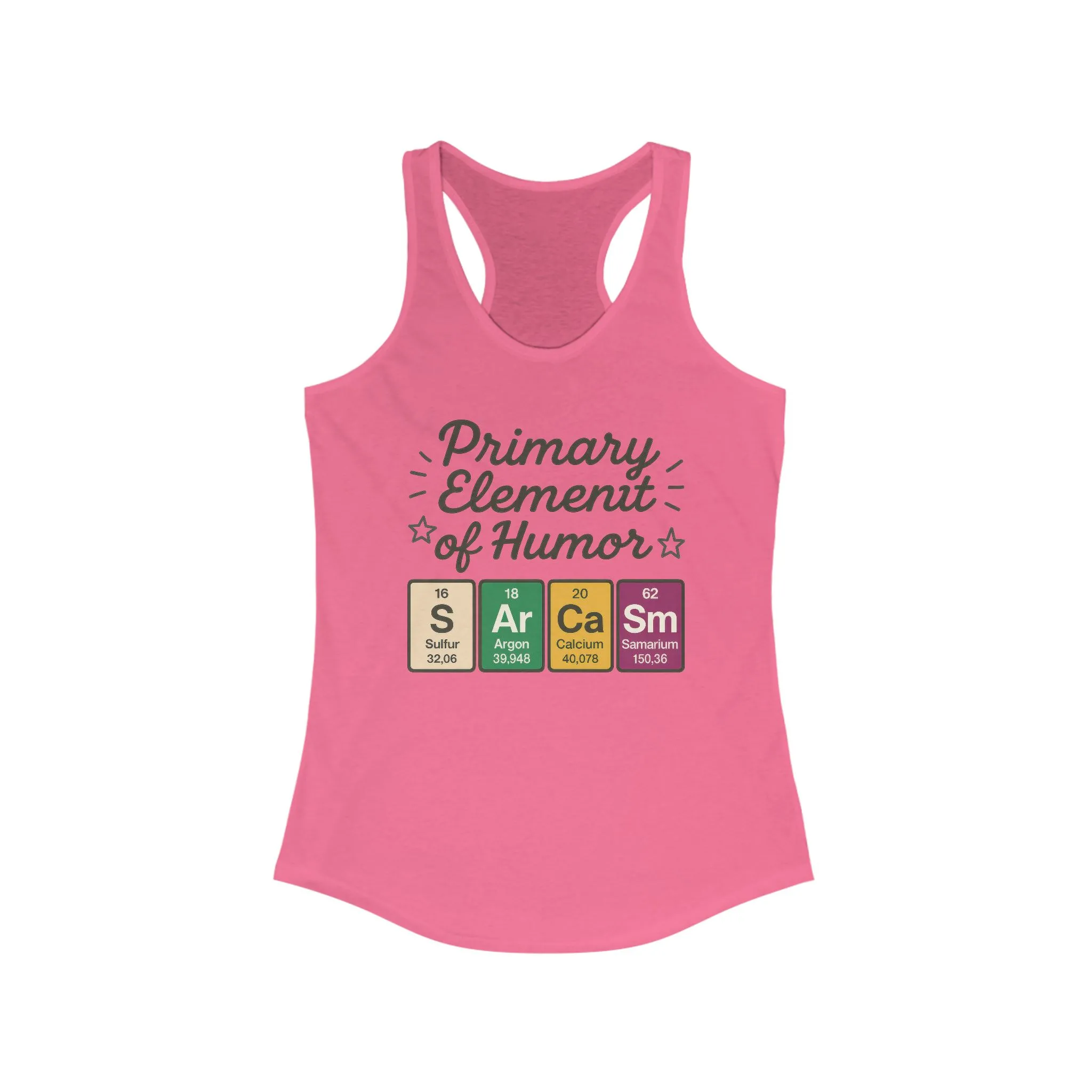 Women's Humorous Science Tank, Funny Gym Top, Workout Tank, Science Lovers Gift, Summer Wear, Funny Chemistry Shirt, Science Teacher Gift