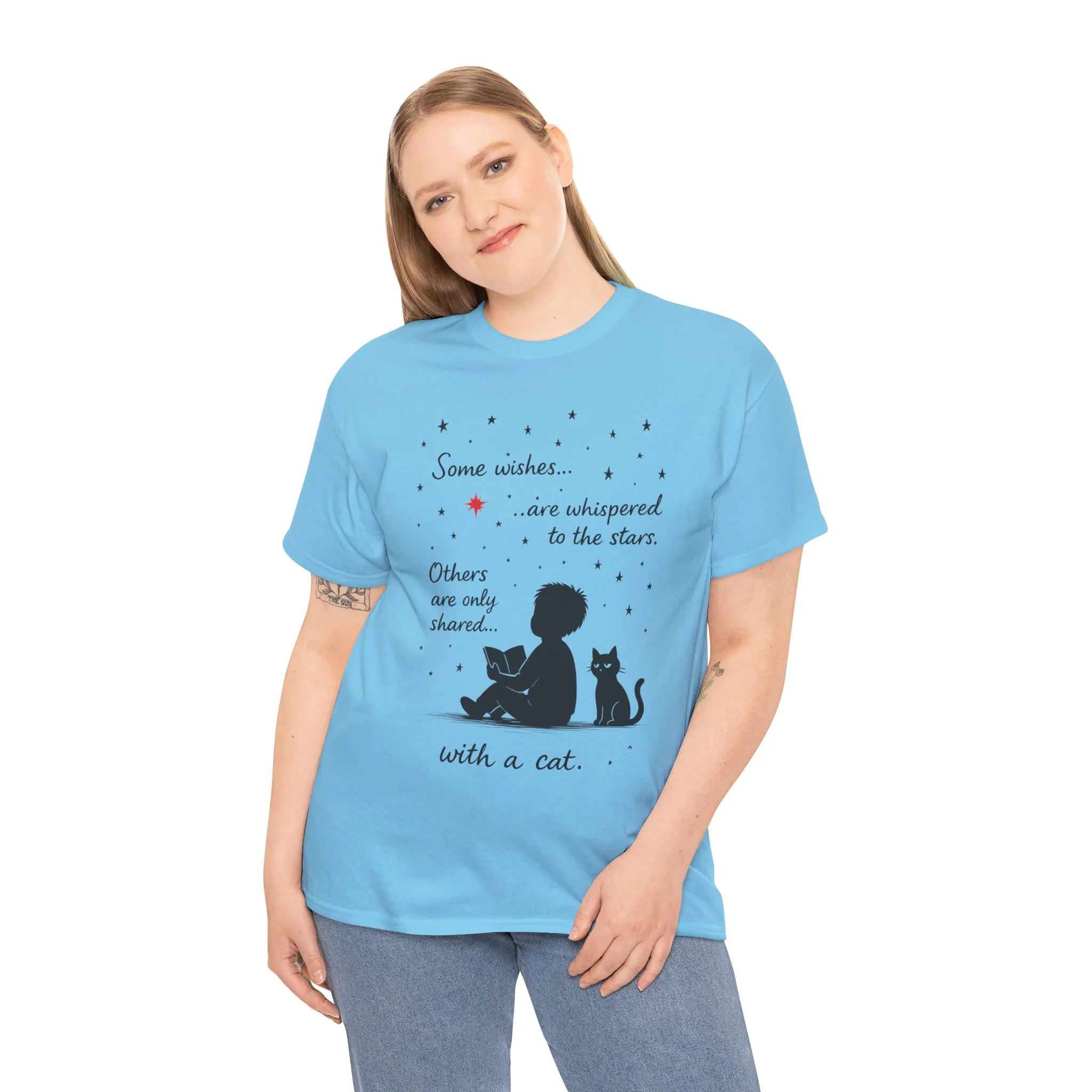 Whimsical Cat Lover Womens Tee, Cozy Cotton T-Shirt, Perfect Gift for Cat Lovers, Pet Owner Gift, Birthday or Cat Appreciation Day - Image 18