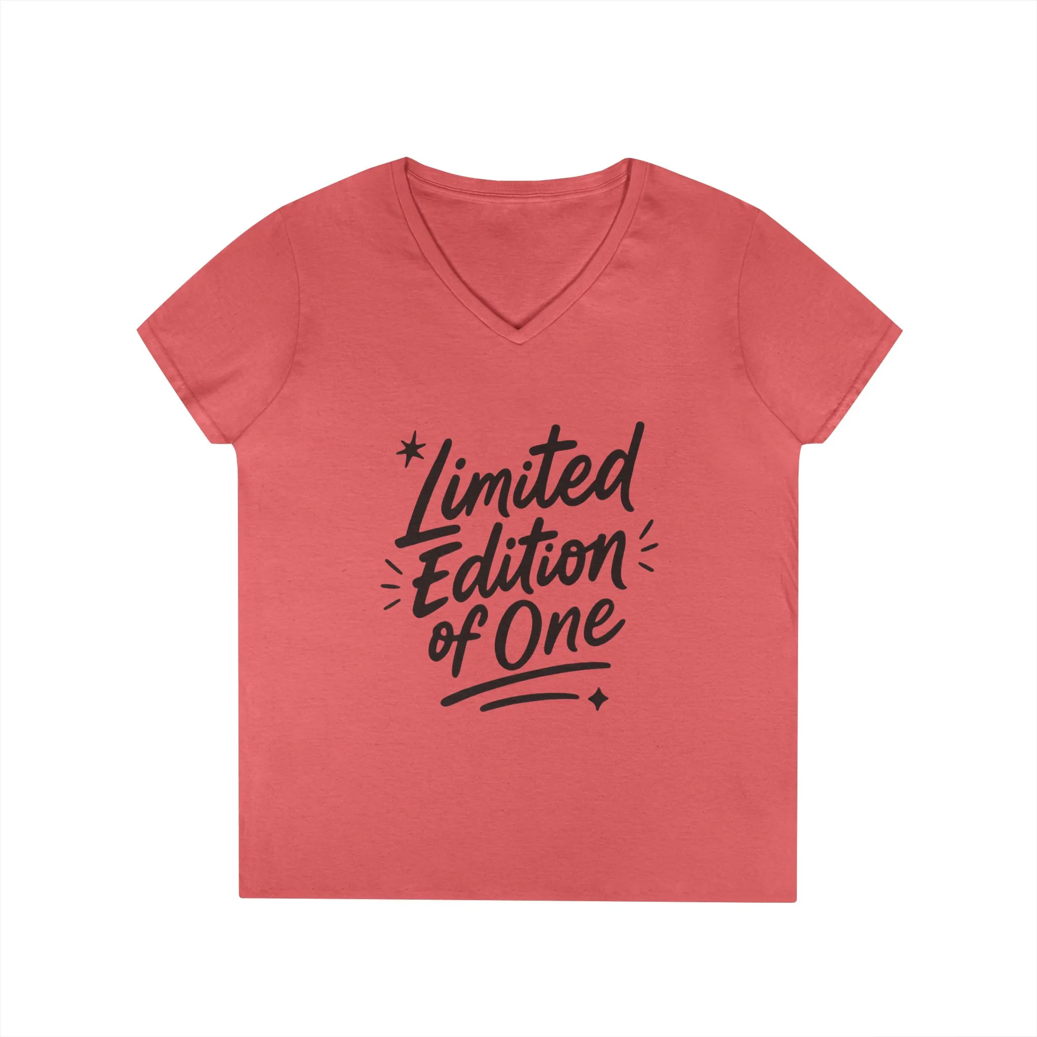 Limited Edition Ladies' V-Neck T-Shirt, Unique Gift for Her, Casual, Self-Confidence, Self-love, Positive Message Women's T-Shirt - Image 25