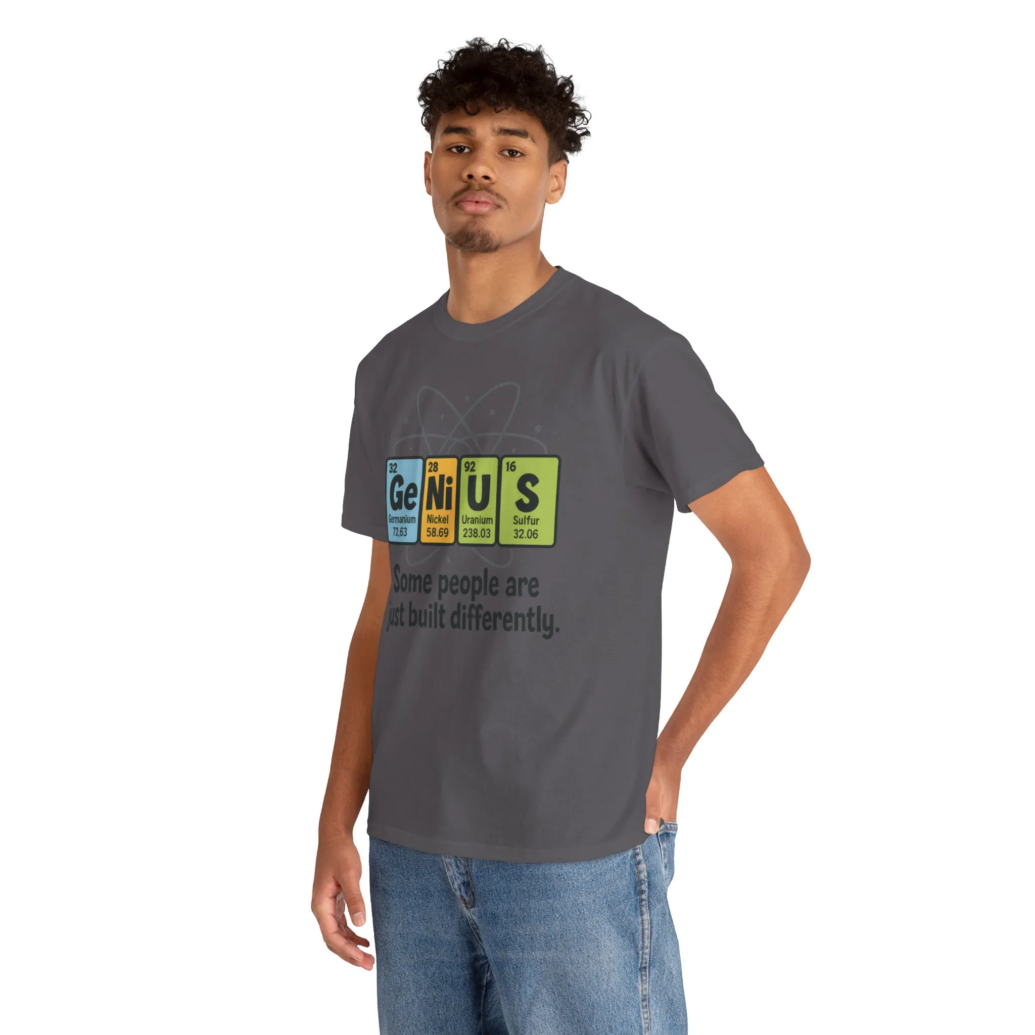 Funny Mens Genius T-Shirt, Periodic Table Nerd Shirt, Science Humor Tee for Smart Guys, Perfect Gift for Science Lovers - Image 24