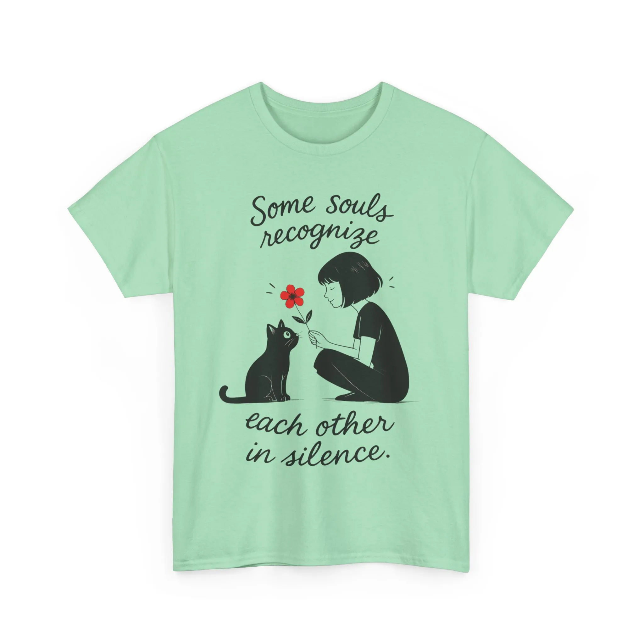 Cat Lover's Heavy Cotton Tee, Cute Cat Shirt, Pet Owner Gift, Animal Lover Apparel, Birthday Gift for Her, Women's Cotton T-Shirt, Cat Lover - Image 16