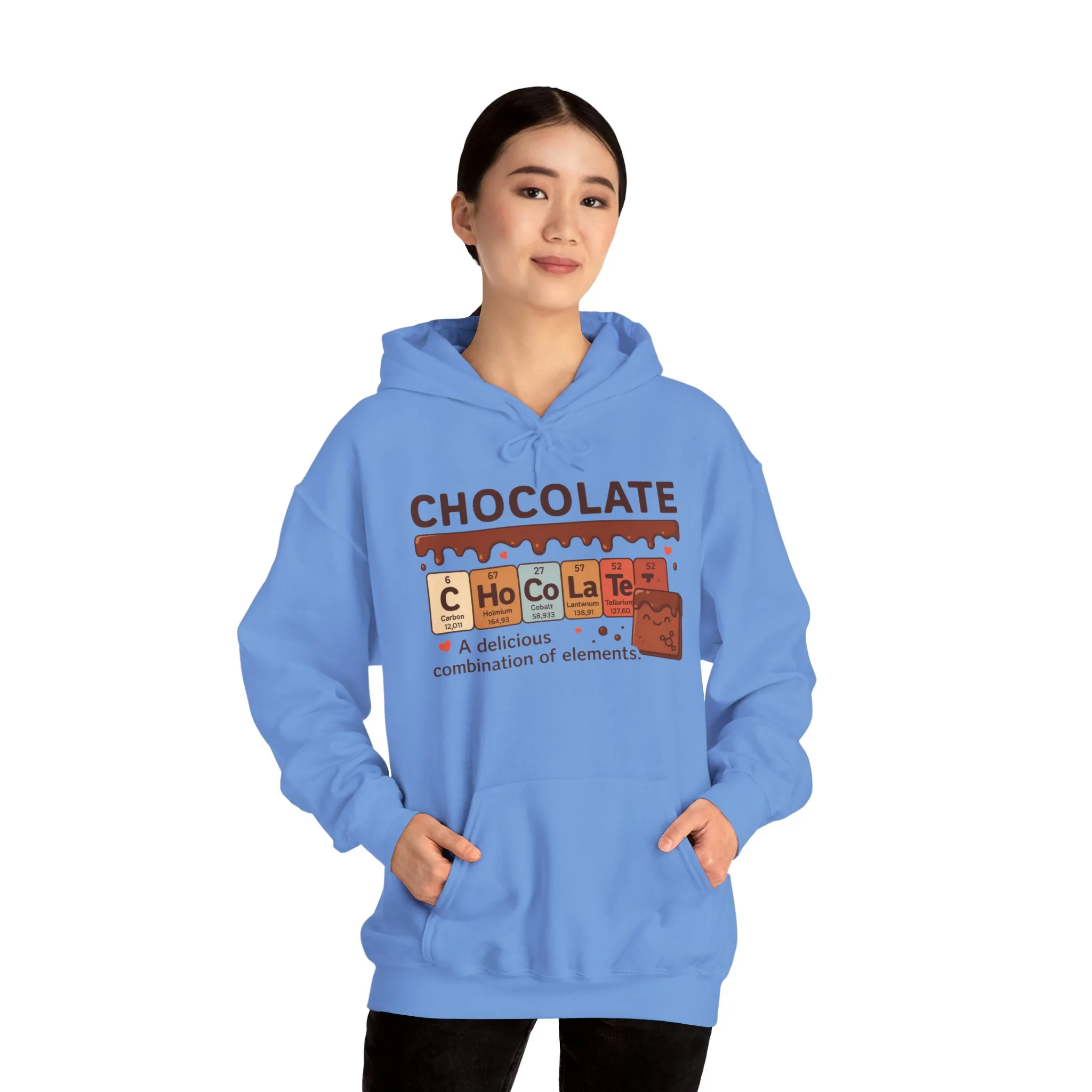 Chocolate Lovers Comfort Hoodie, Perfect Gift for Chemistry Lovers, Casual Wear, Sweet Treats Enthusiasts, Birthdays, Chemistry Students - Image 22