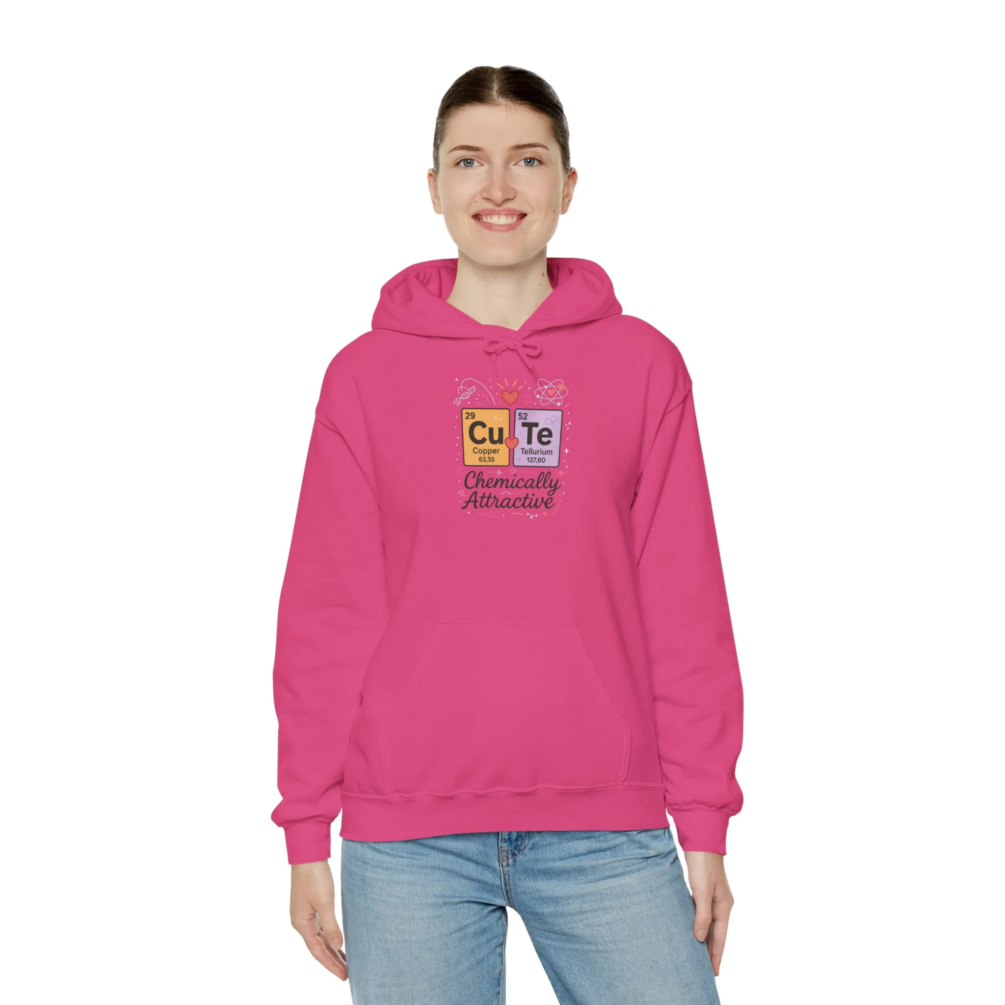 Cute Chemistry Hoodie for Women, CuTe Periodic Table Sweatshirt, Chemically Attractive Science Gift for Her, Great for Birthdays & Holidays - Image 24