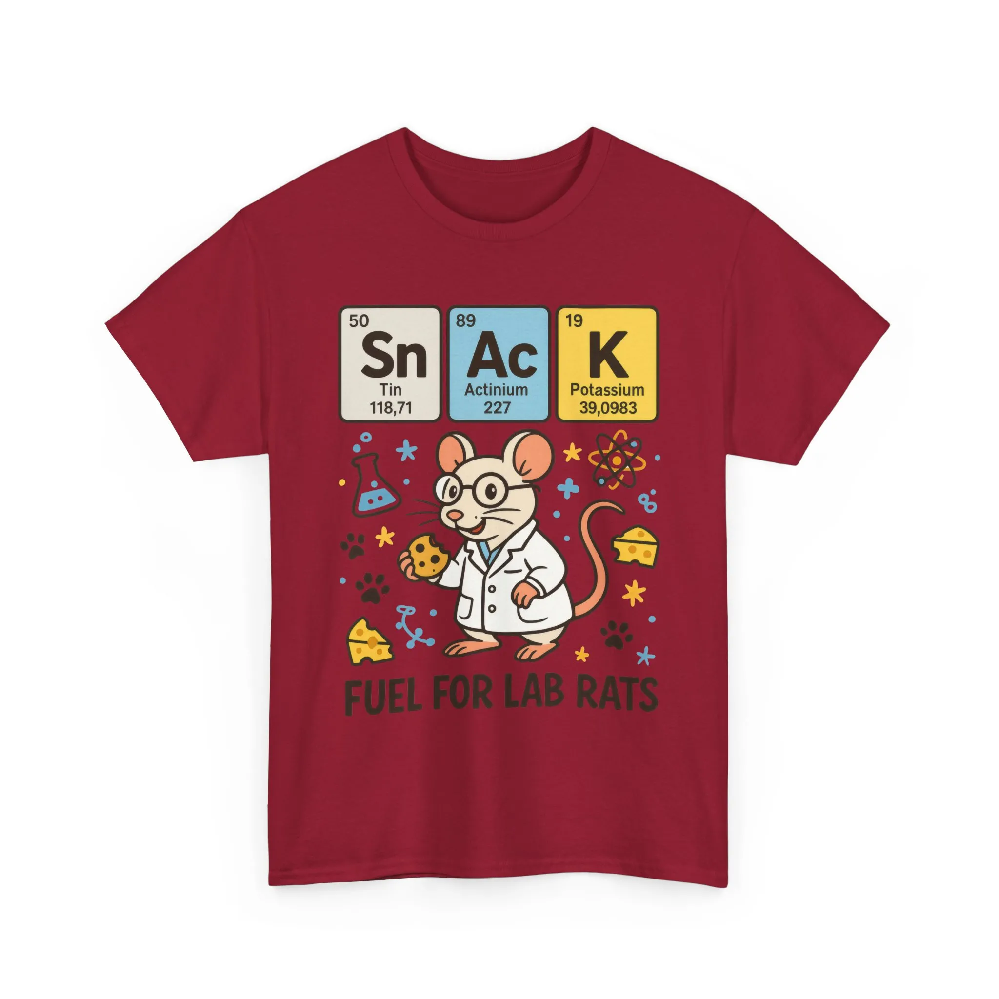 Funny Womens Science T-Shirt,Periodic Table Tee, Fuel for Lab Rats Nerdy Shirt, Gifts for STEM Lovers, Quirky Science Apparel - Image 31