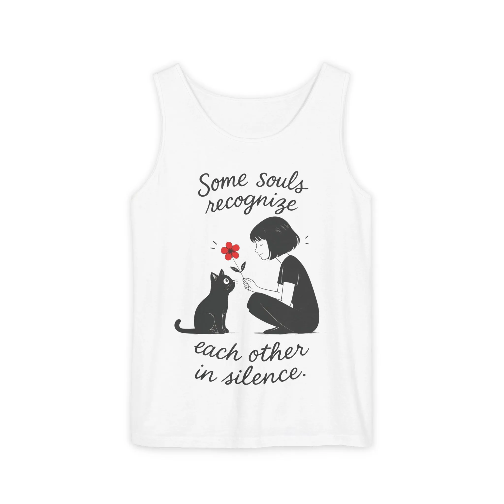 Cat Lover's Womens Tank Top, Perfect for Pet Lovers, Gift for Birthdays, Relaxation Wear, Cute Cat Lovers Womens Tee, - Image 4