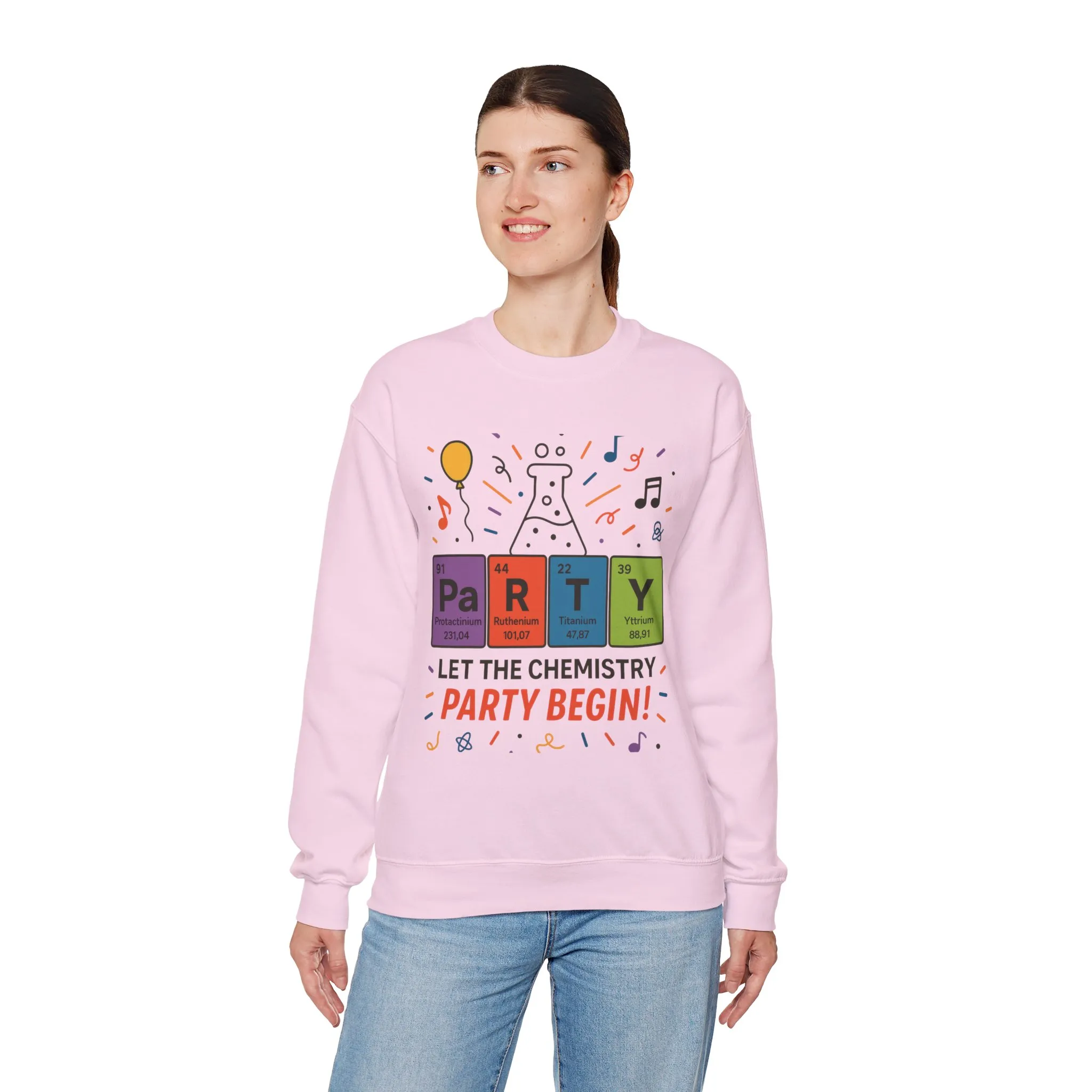 Party Chemistry Crewneck Sweatshirt, Chemistry Sweatshirt, Science Gift, Cute Crew Neck, Birthday Sweatshirt, Unisex Pullover - Image 35