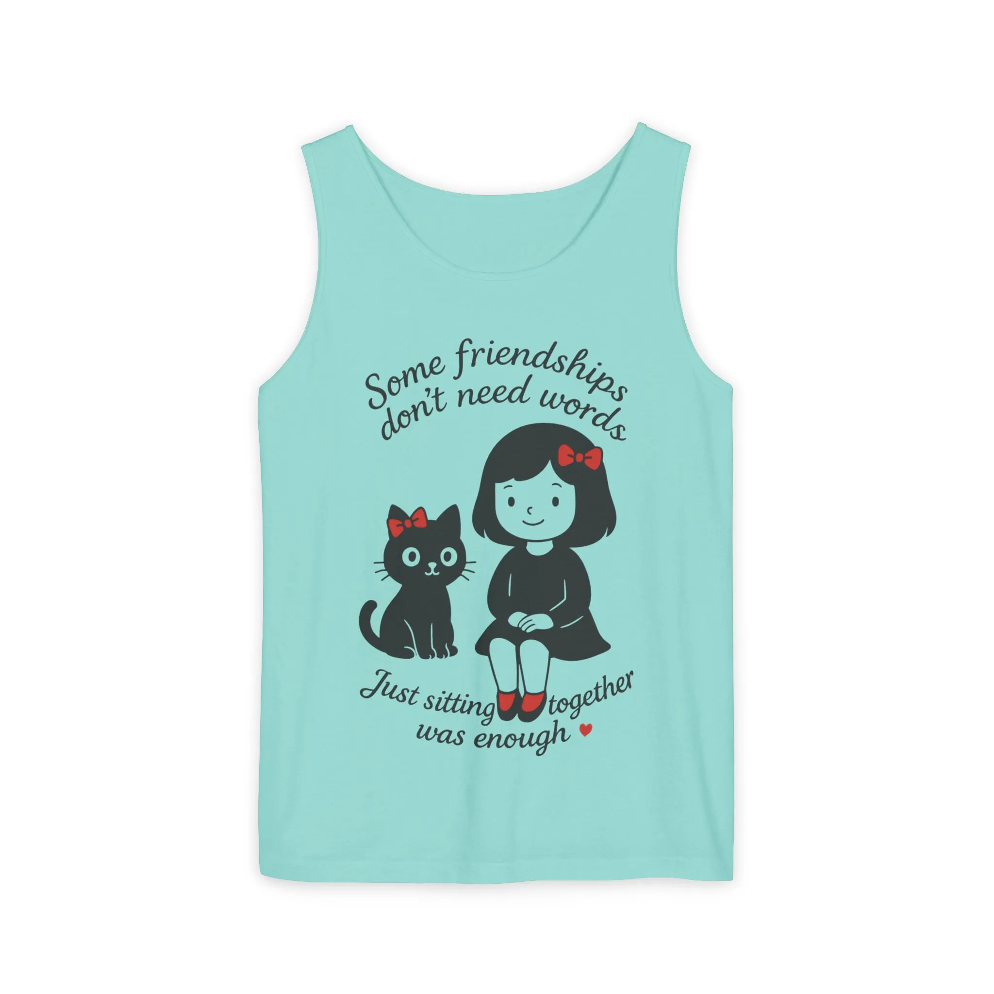 Friendship Tank Top, Cute Cat Lovers Gift, Womens Summer Apparel, Perfect for Casual Outings, Friendship Day, Cat Mom Tees - Image 10