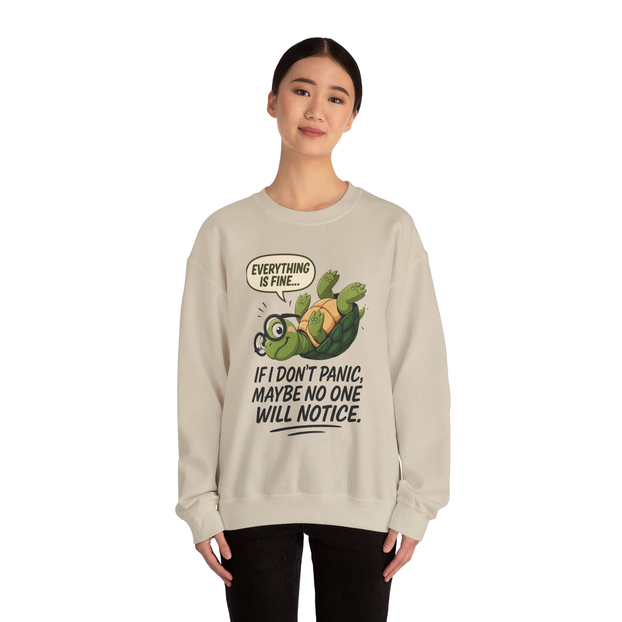 Casual Humor Unisex Sweatshirt, Perfect Gift for Anxiety Relief, Social Anxiety Joke, Quirky Graphic Sweatshirt, Introvert Humor Gift - Image 12