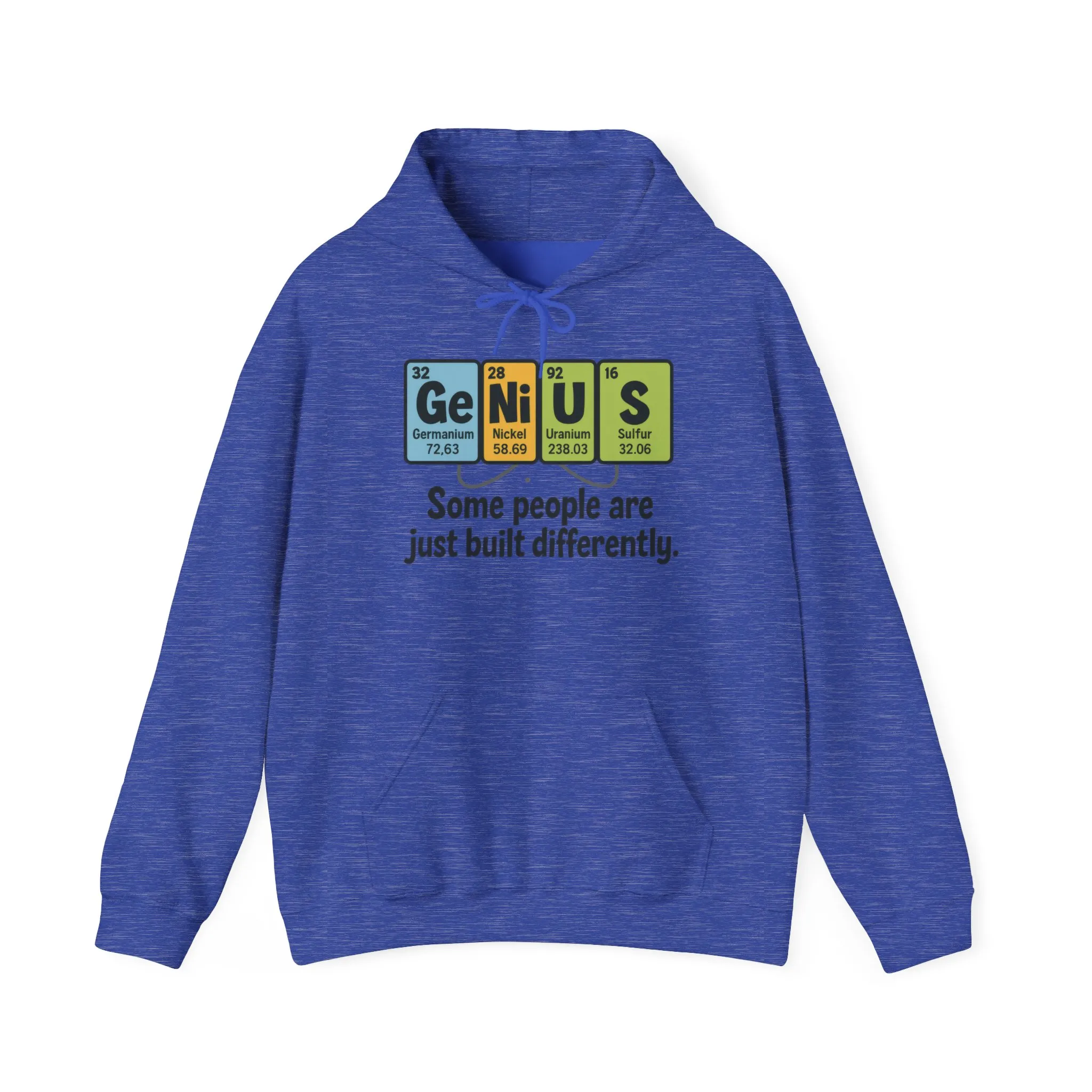 Funny Mens Genius Hoodie, Periodic Table Nerd Sweatshirt, Smart Science Pullover Gift for Him, Science Lover Apparel, Funny Hoodie - Image 19