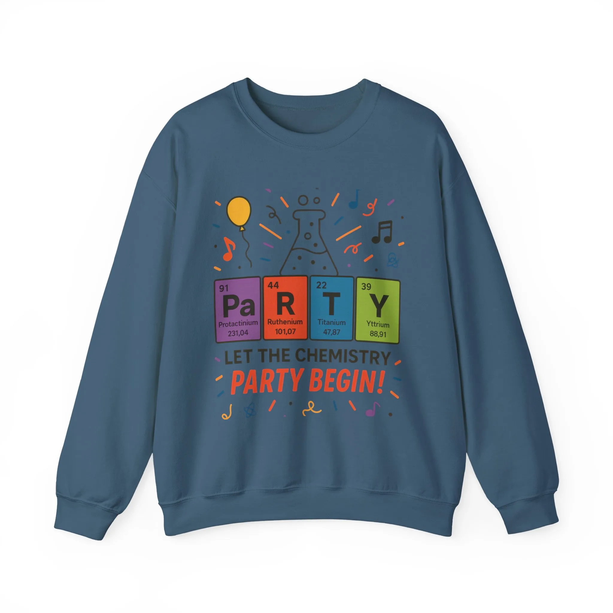 Party Chemistry Crewneck Sweatshirt, Chemistry Sweatshirt, Science Gift, Cute Crew Neck, Birthday Sweatshirt, Unisex Pullover - Image 25